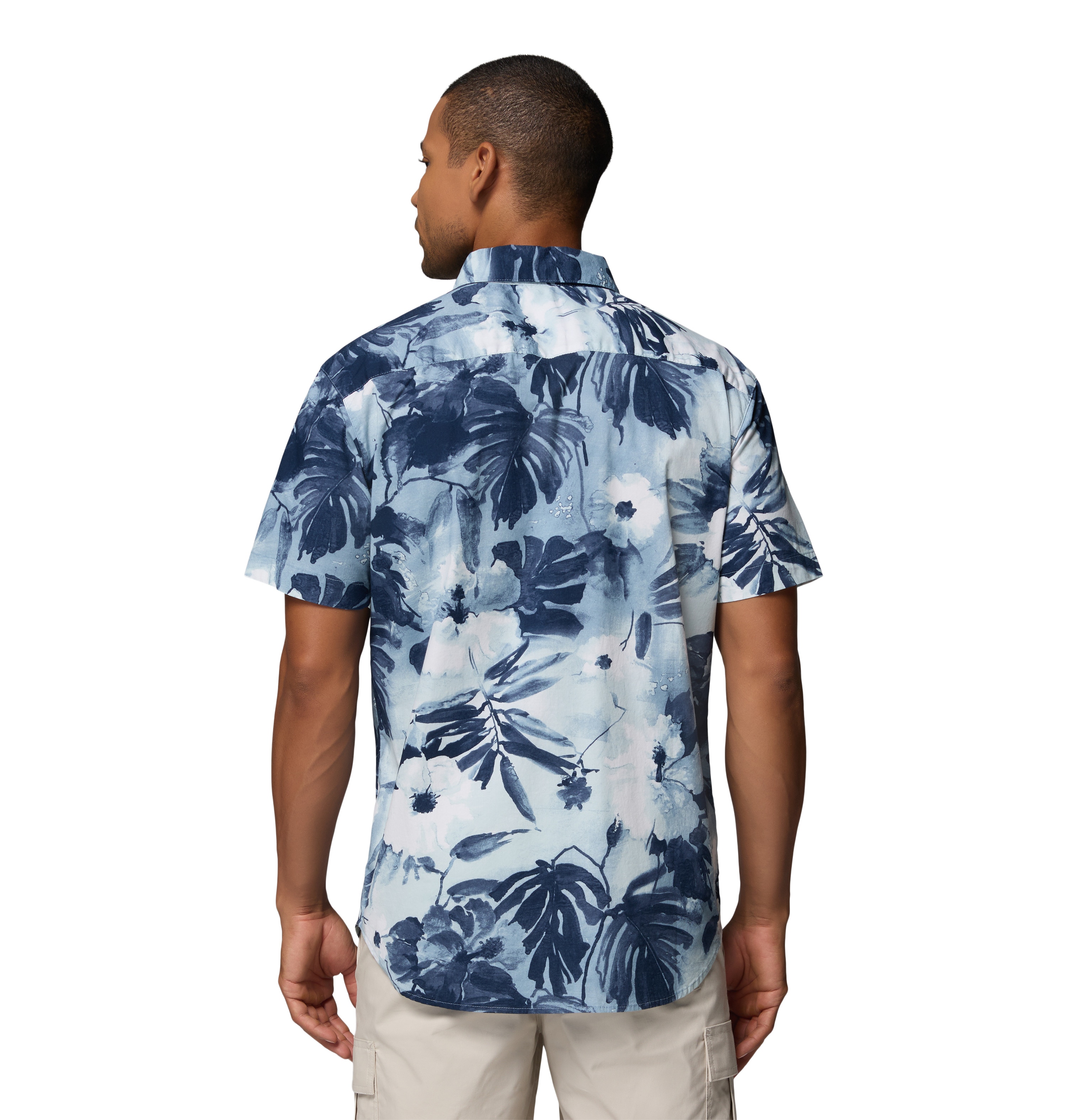 Camisa manga corta de hombre Rapid Rivers™ Printed Columbia - Azul claro / Azul marino Azul claro / Azul marino-2