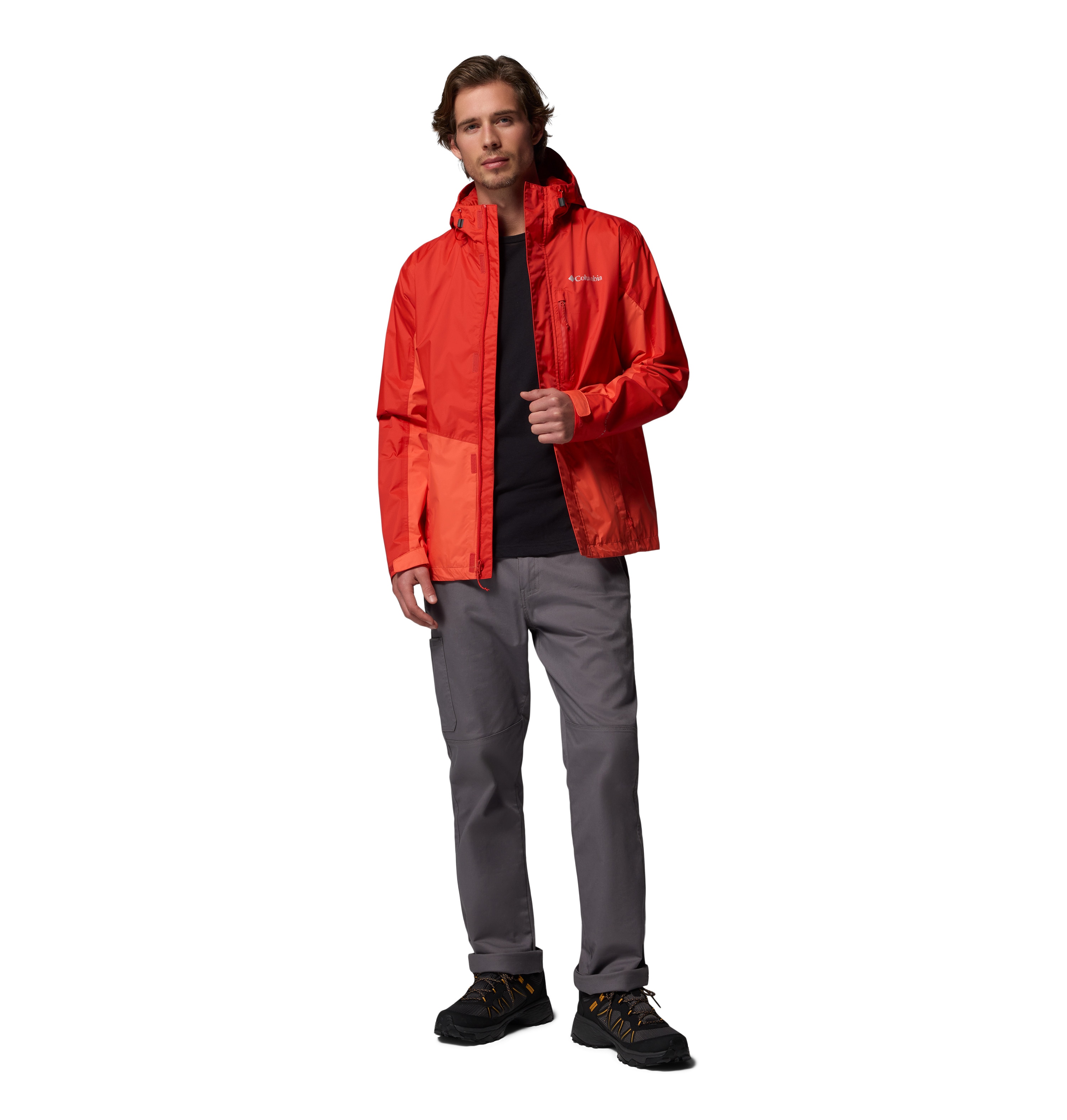 Chaqueta impermeable hombre Pouring Adventure™ III Columbia - Coral Coral-4