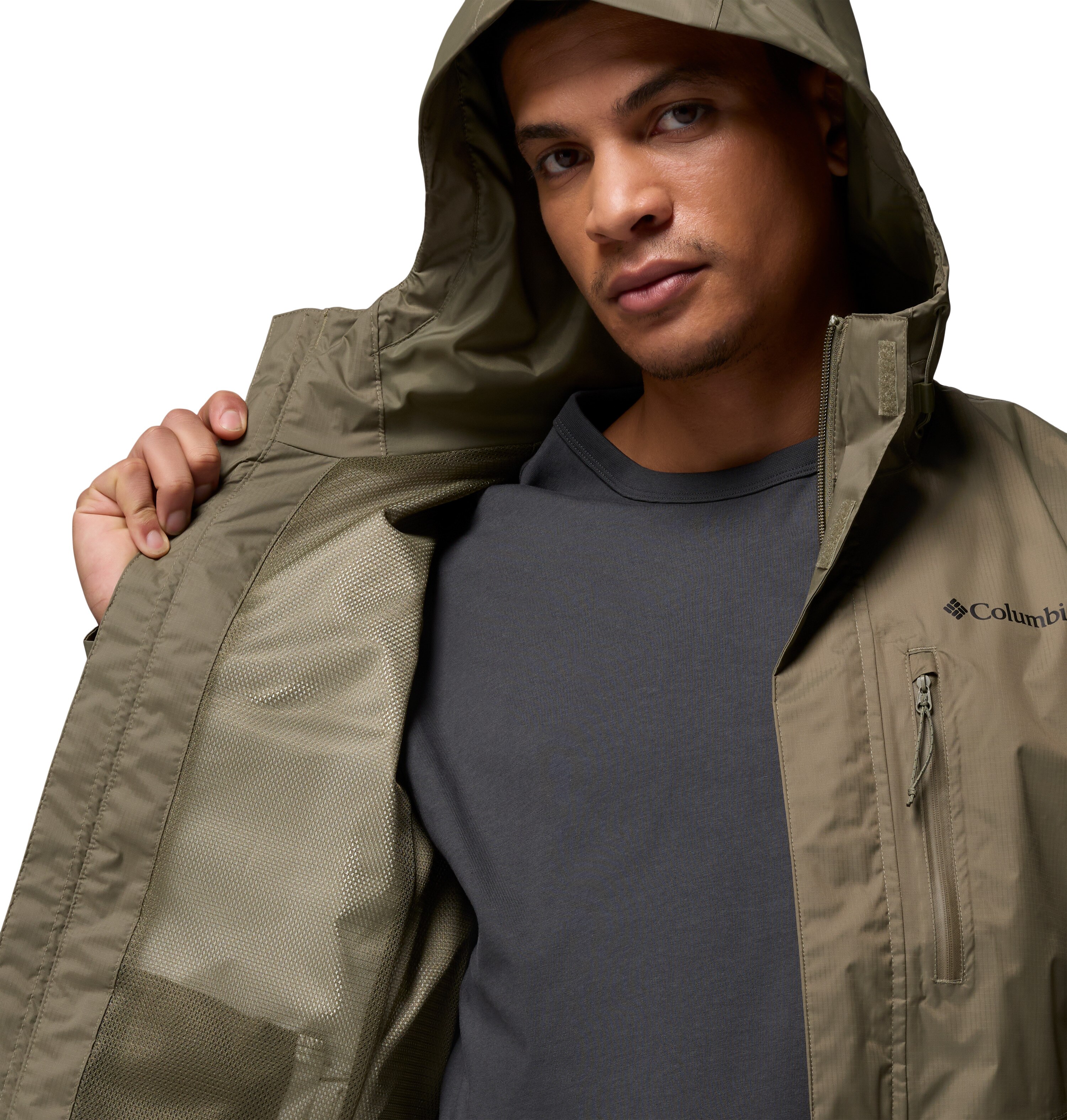 Chaqueta impermeable de hombre Pouring Adventure™ III Columbia - Verde cadete Verde cadete-6