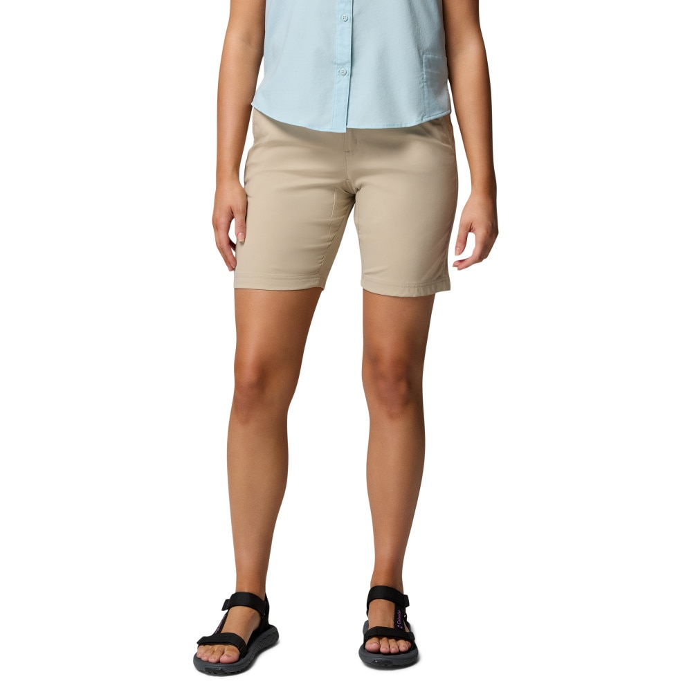 Pantalón corto de senderismo de mujer Leslie Falls™ Long II Columbia - Beige Beige-1