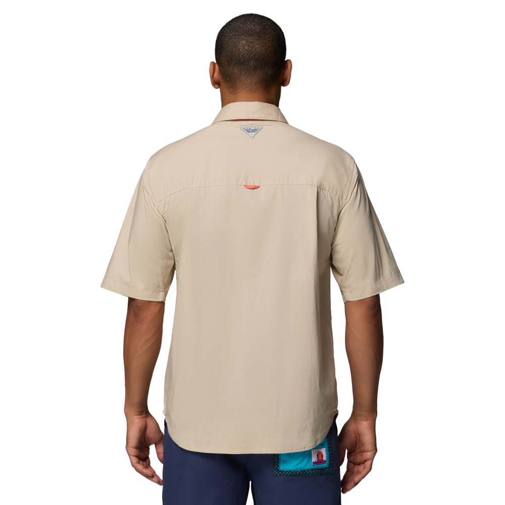 Camisa manga corta de hombre Bonefish Flats™ Columbia - Beige Beige-2