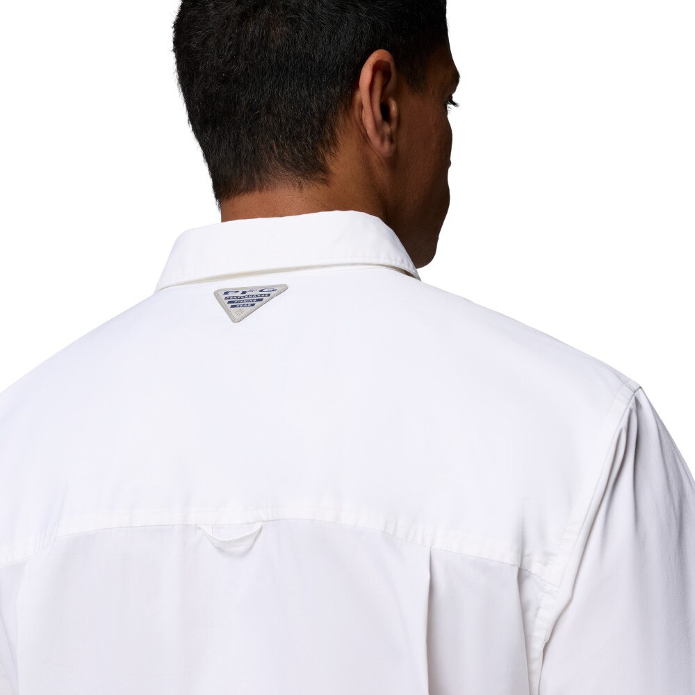 Camisa manga corta de hombre Bonefish Flats™ Columbia - Blanco Blanco-5