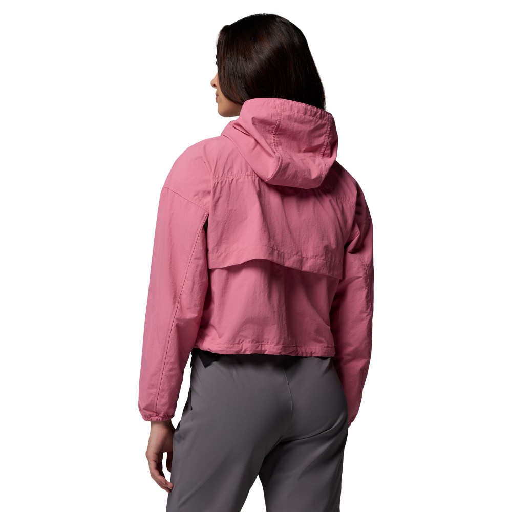 Chaqueta cortavientos de mujer Spire Valley™ Cropped Columbia - Rosa Rosa-2