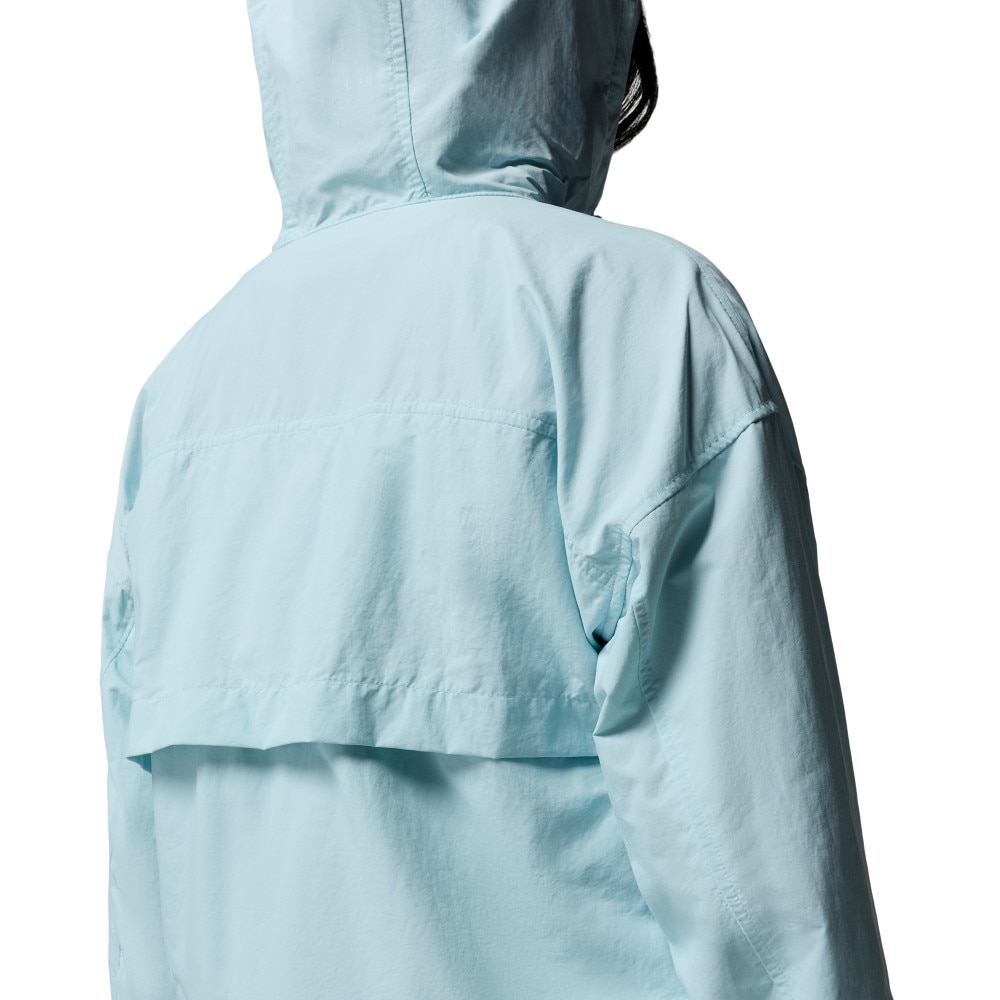 Chaqueta cortavientos de mujer Spire Valley™ Cropped Columbia - Azul claro Azul claro-6