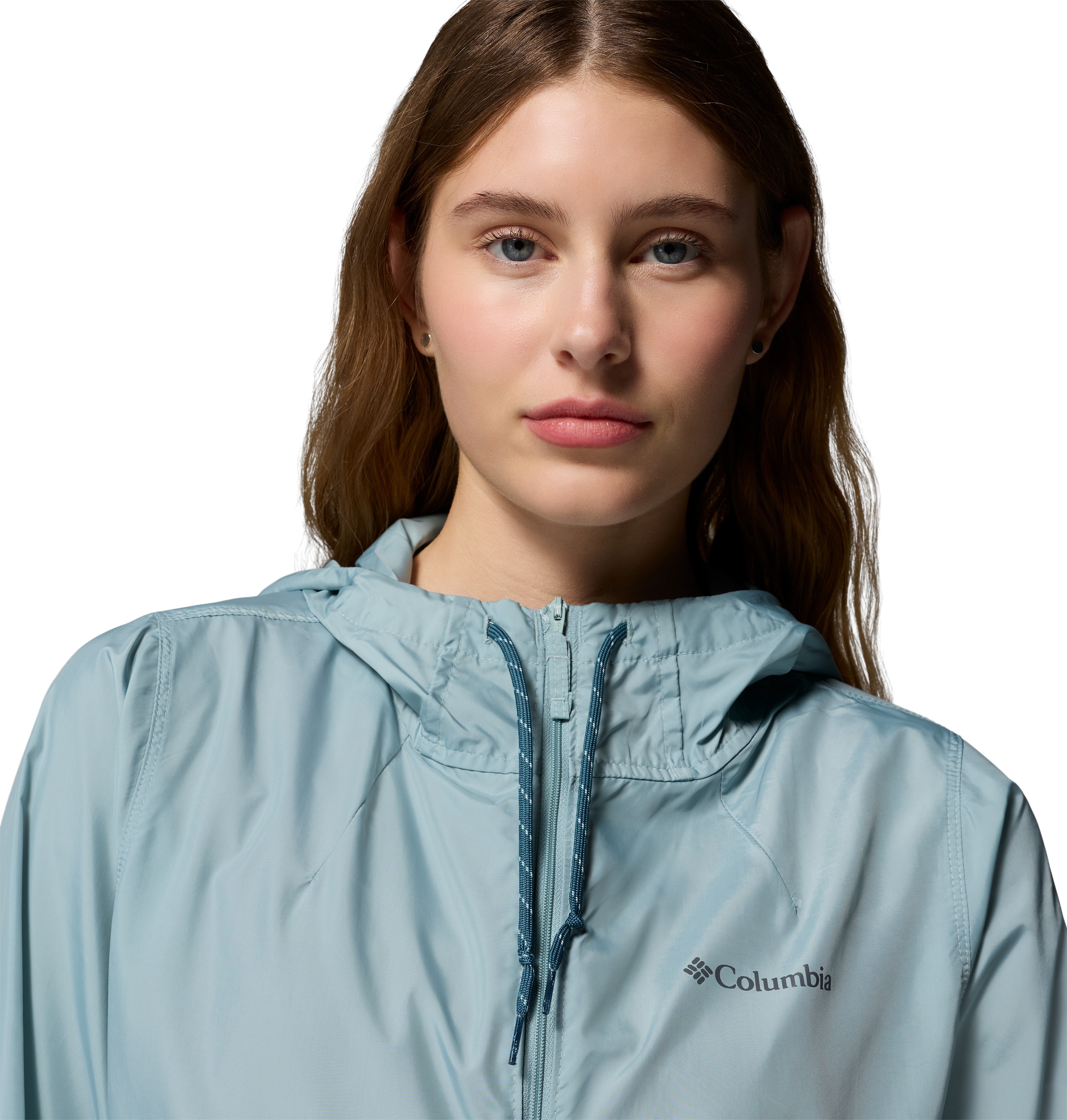 Chaqueta cortavientos de mujer Flash Forward™ Columbia - Azul claro Azul claro-5