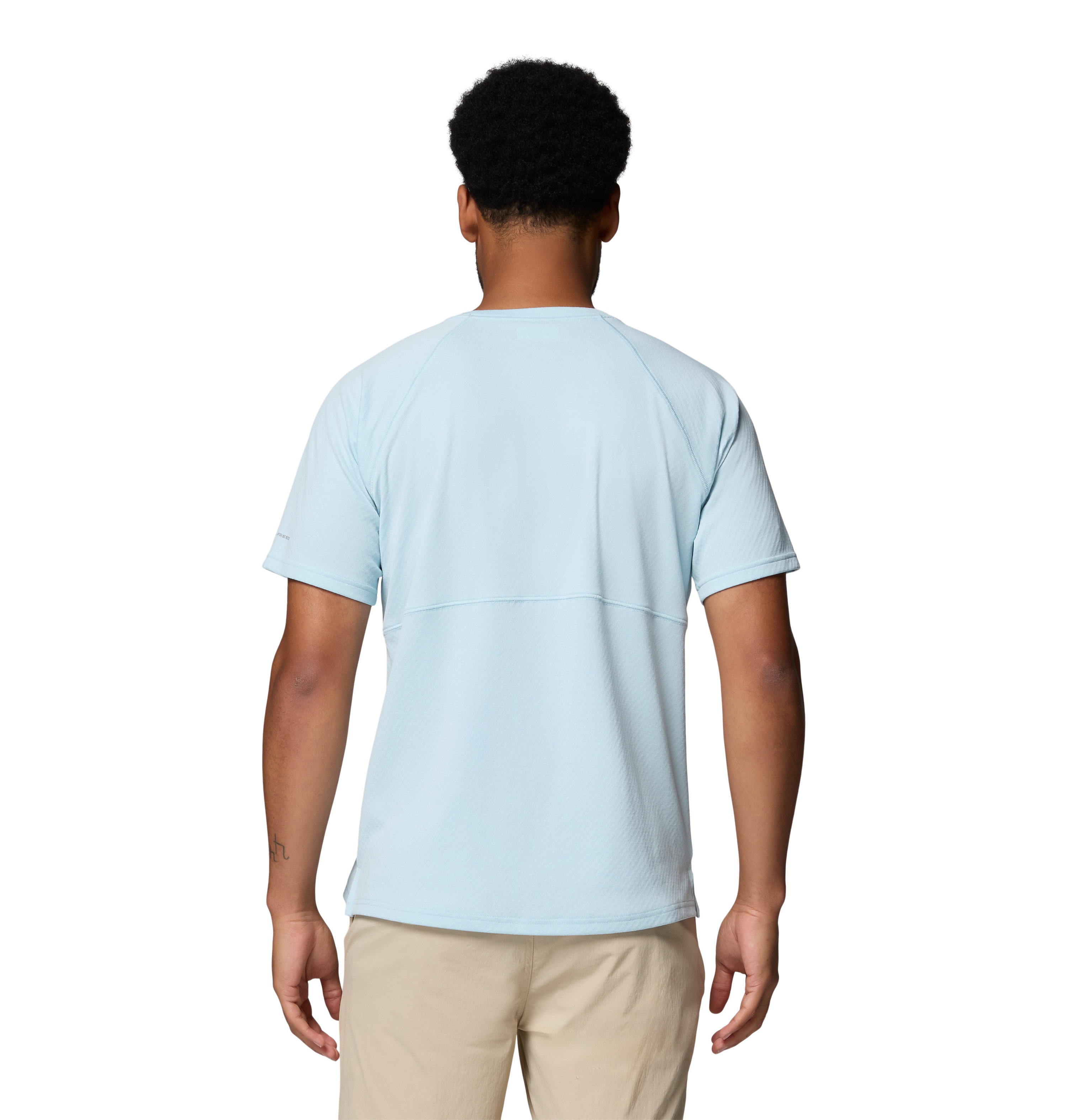 Camiseta manga corta de hombre Alpine Chill™ Pro Crew Columbia - Azul claro Azul claro-2