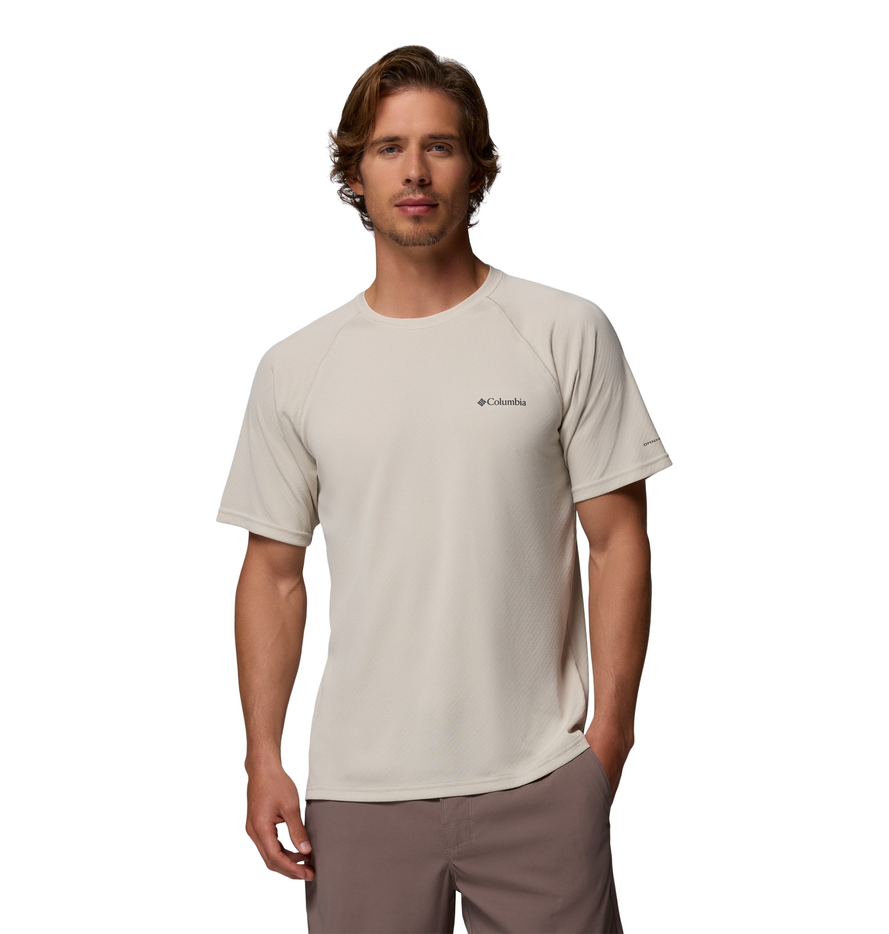 Camiseta manga corta de hombre Alpine Chill™ Pro Crew Columbia - Arena Arena-1