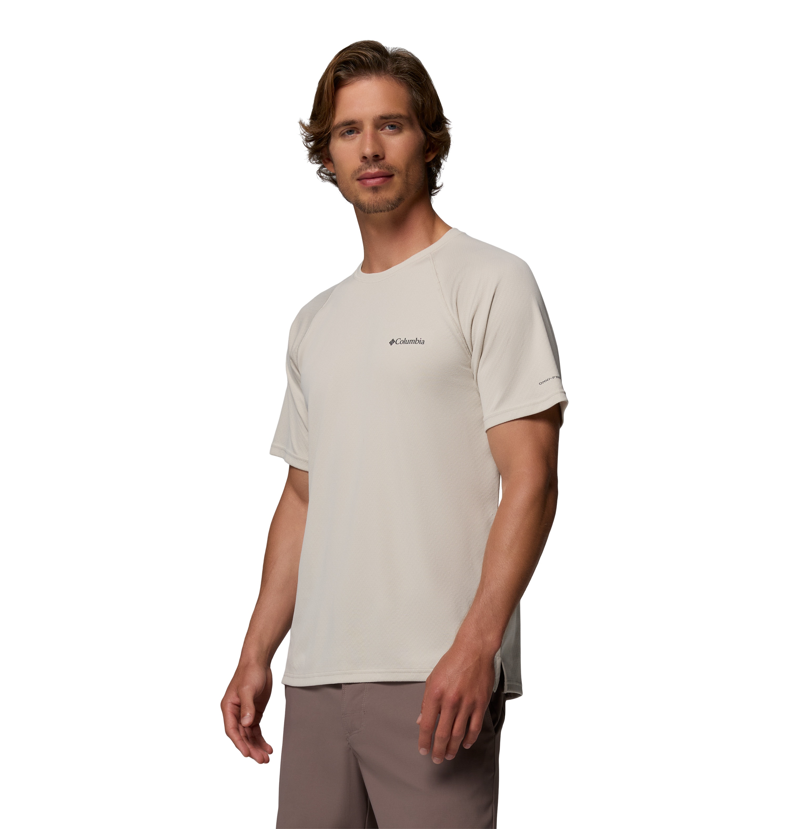 Camiseta manga corta de hombre Alpine Chill™ Pro Crew Columbia - Arena Arena-5