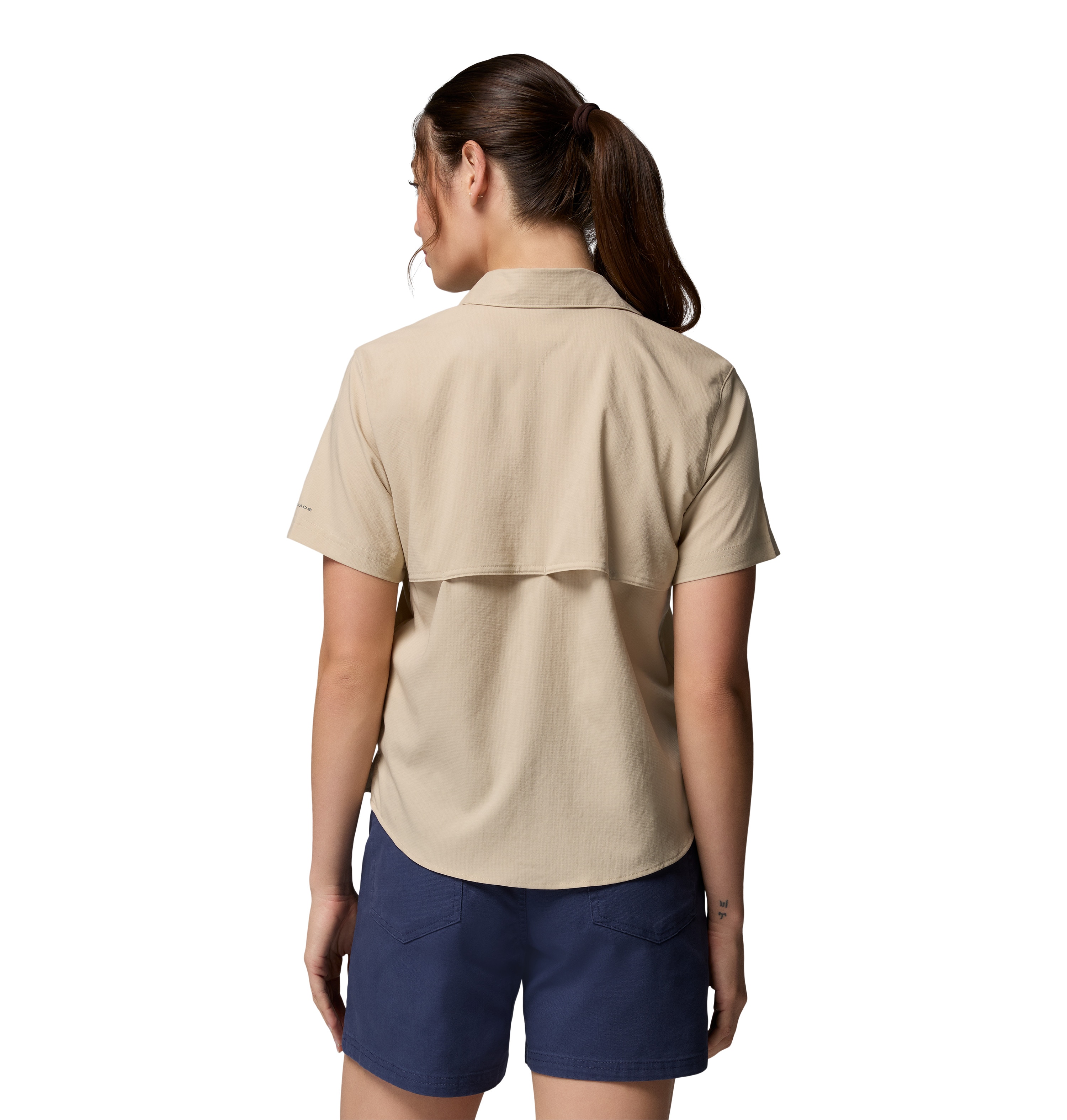 Imagen 2 de Camisa manga corta de mujer Silver Ridge™ Utility II Columbia - Beige Beige