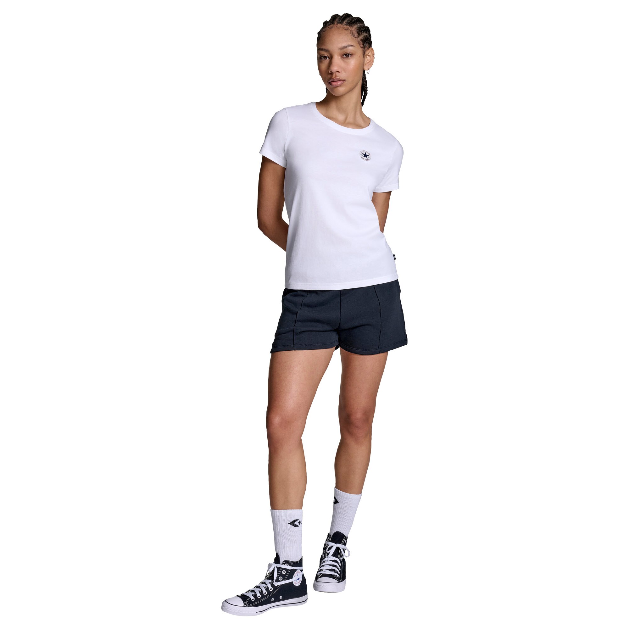 Camiseta de mujer Retro Chuck Graph Tee Converse - Blanco Blanco-3