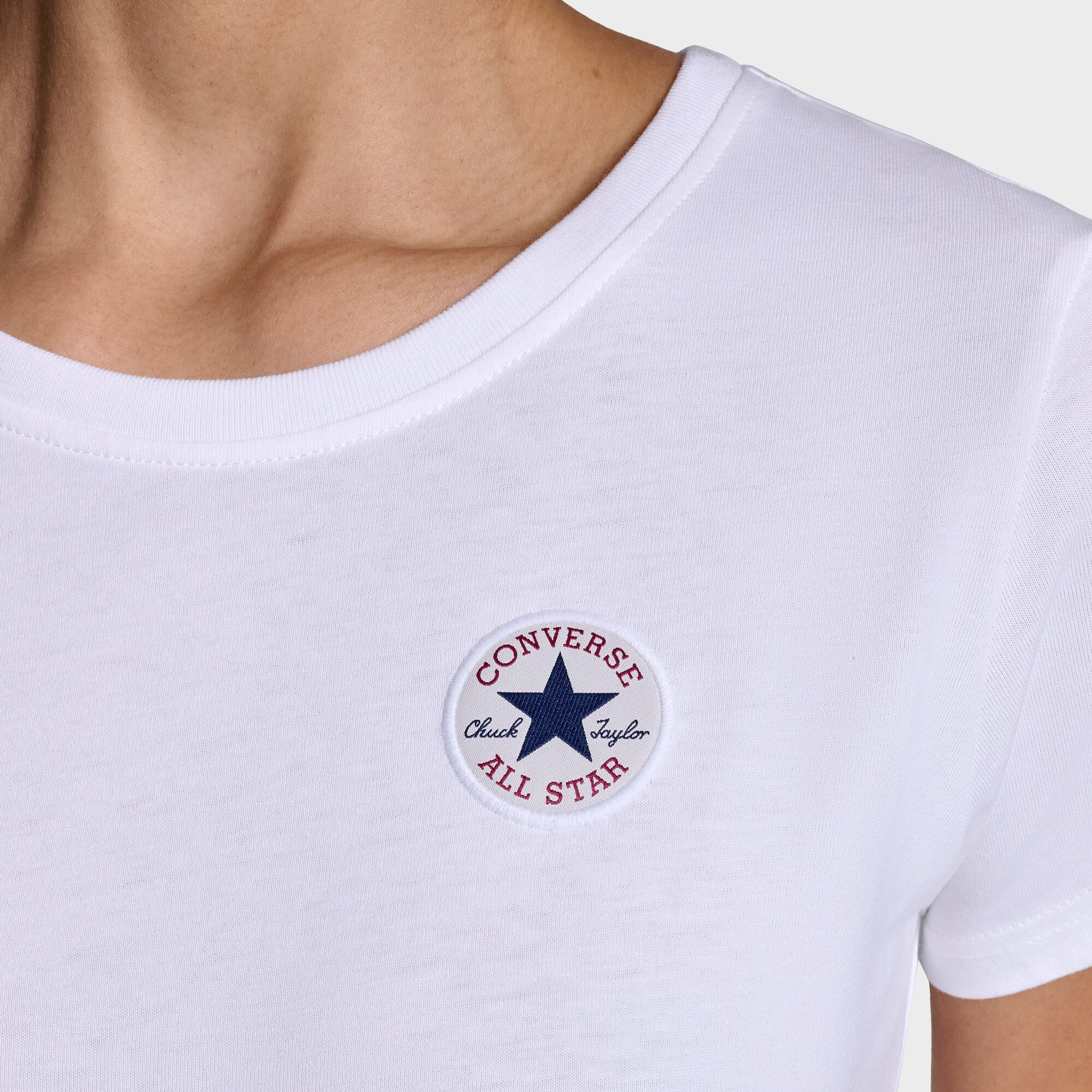 Camiseta de mujer Retro Chuck Graph Tee Converse - Blanco Blanco-5