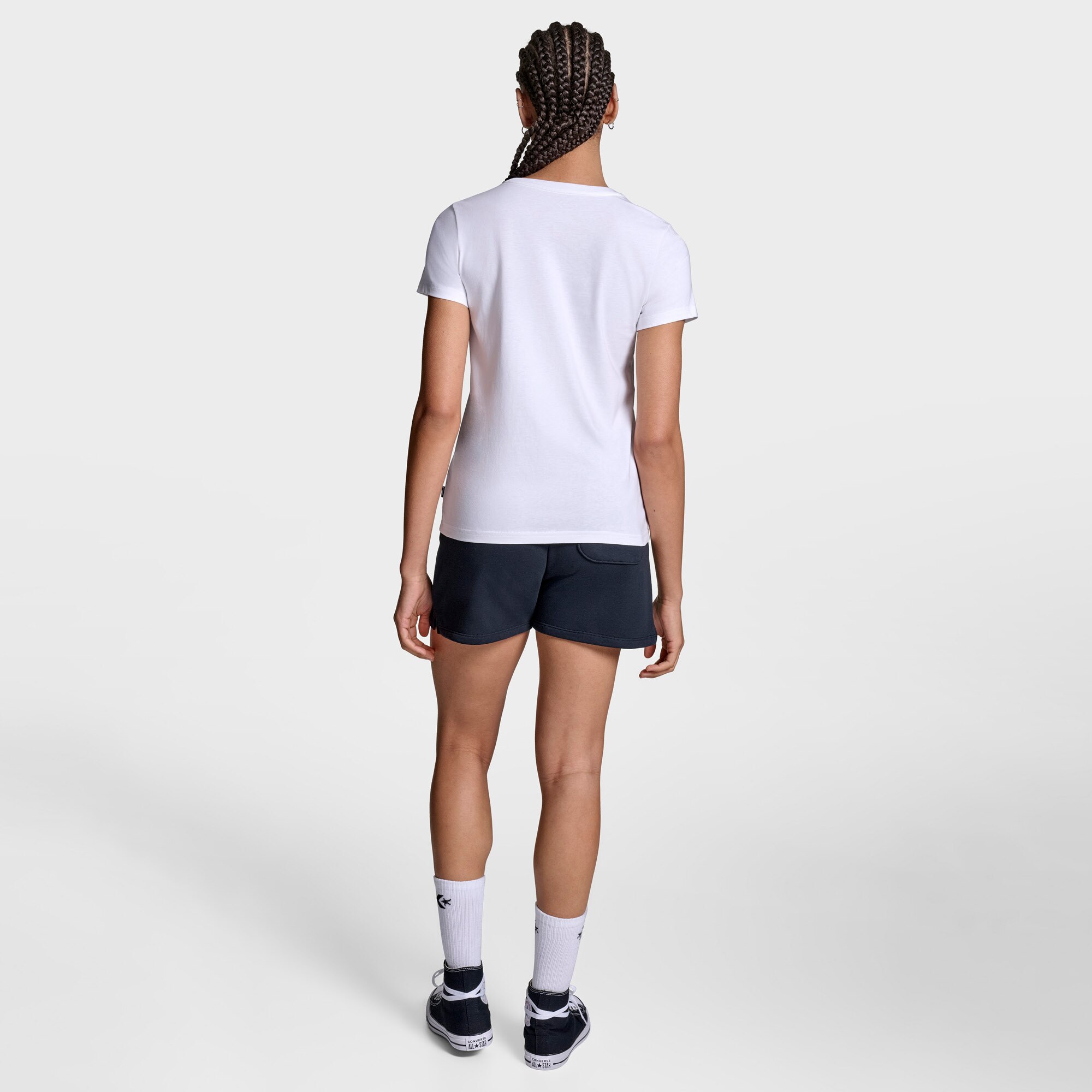 Camiseta de mujer Retro Chuck Graph Tee Converse - Blanco Blanco-7