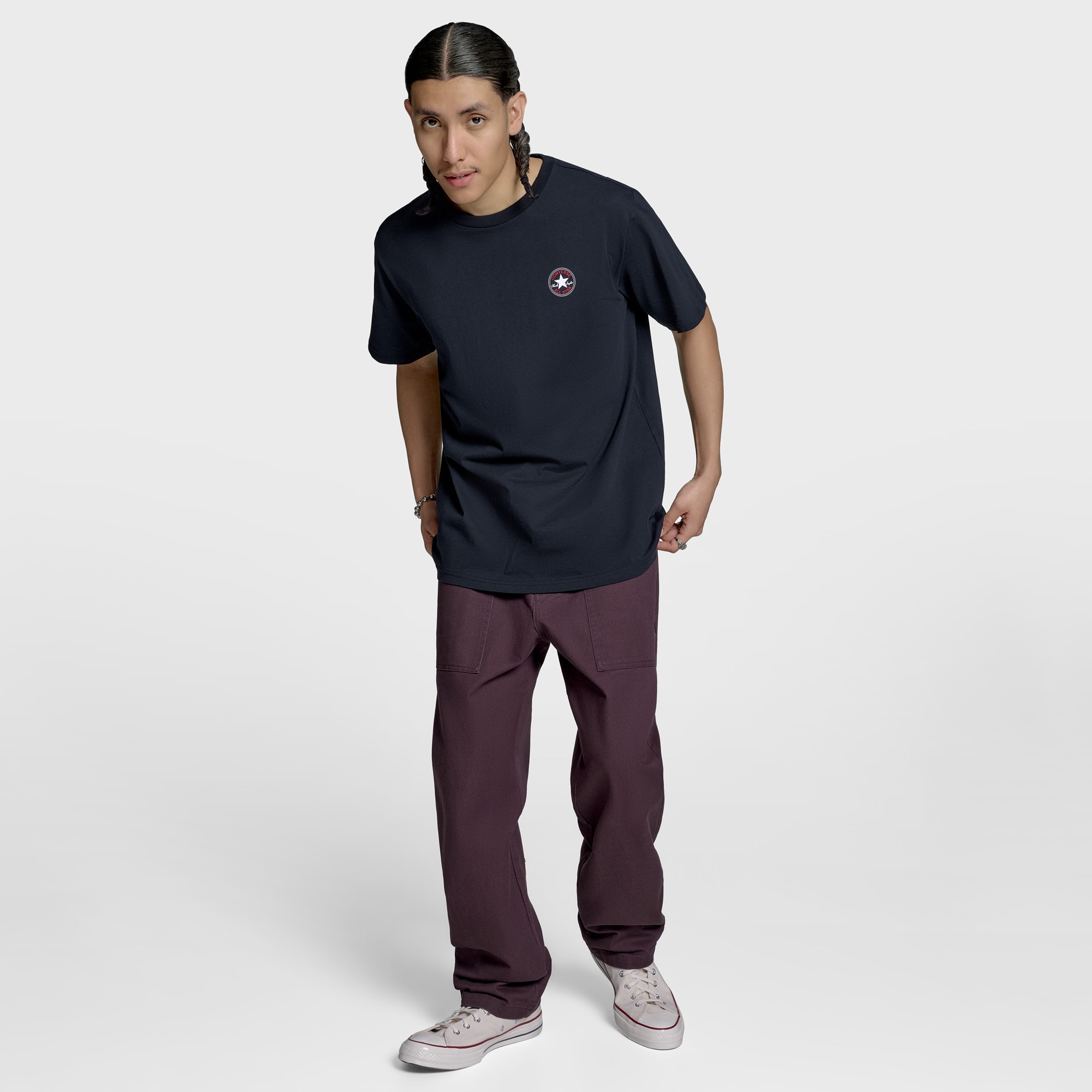 Camiseta unisex Core Chuck Patch Converse - Negro Negro-2