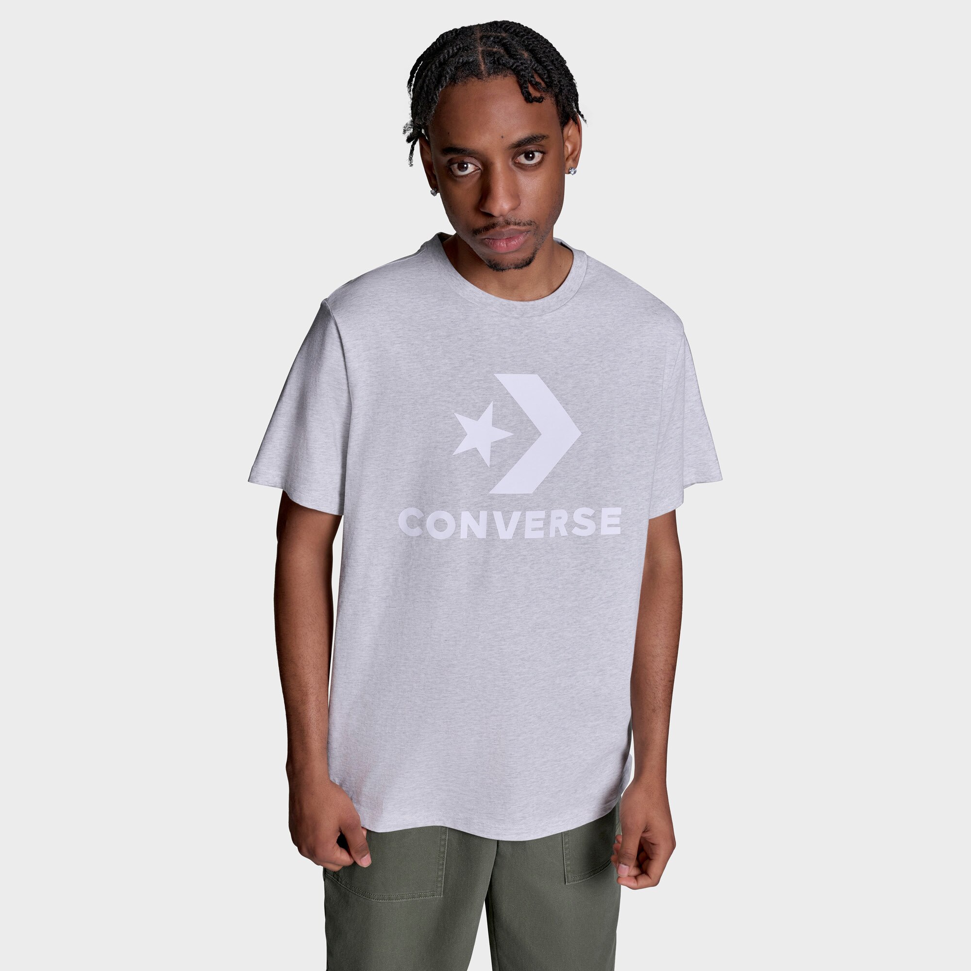 Camiseta unisex Star Chevron Converse - Gris claro Gris claro-3