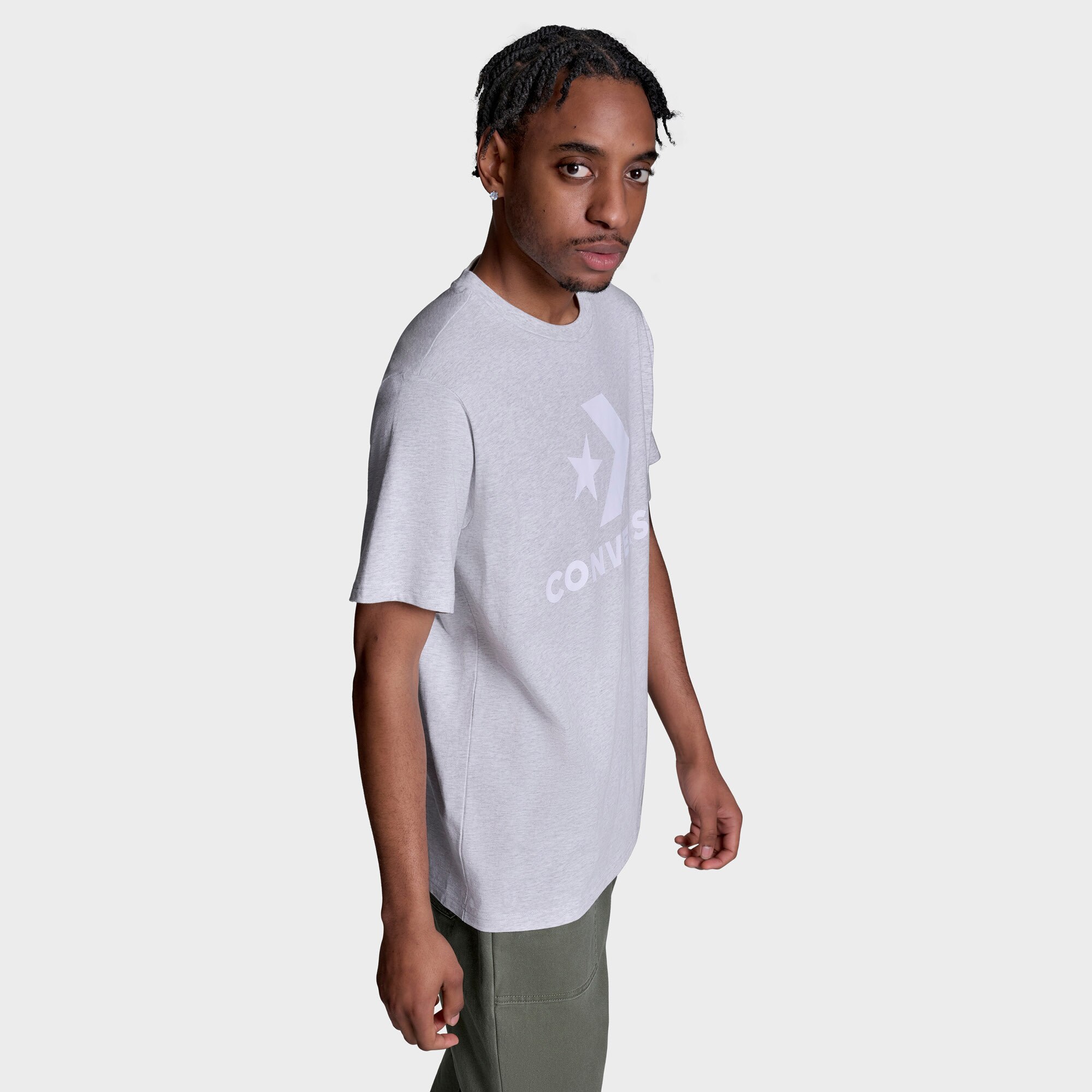 Camiseta unisex Star Chevron Converse - Gris claro Gris claro-4