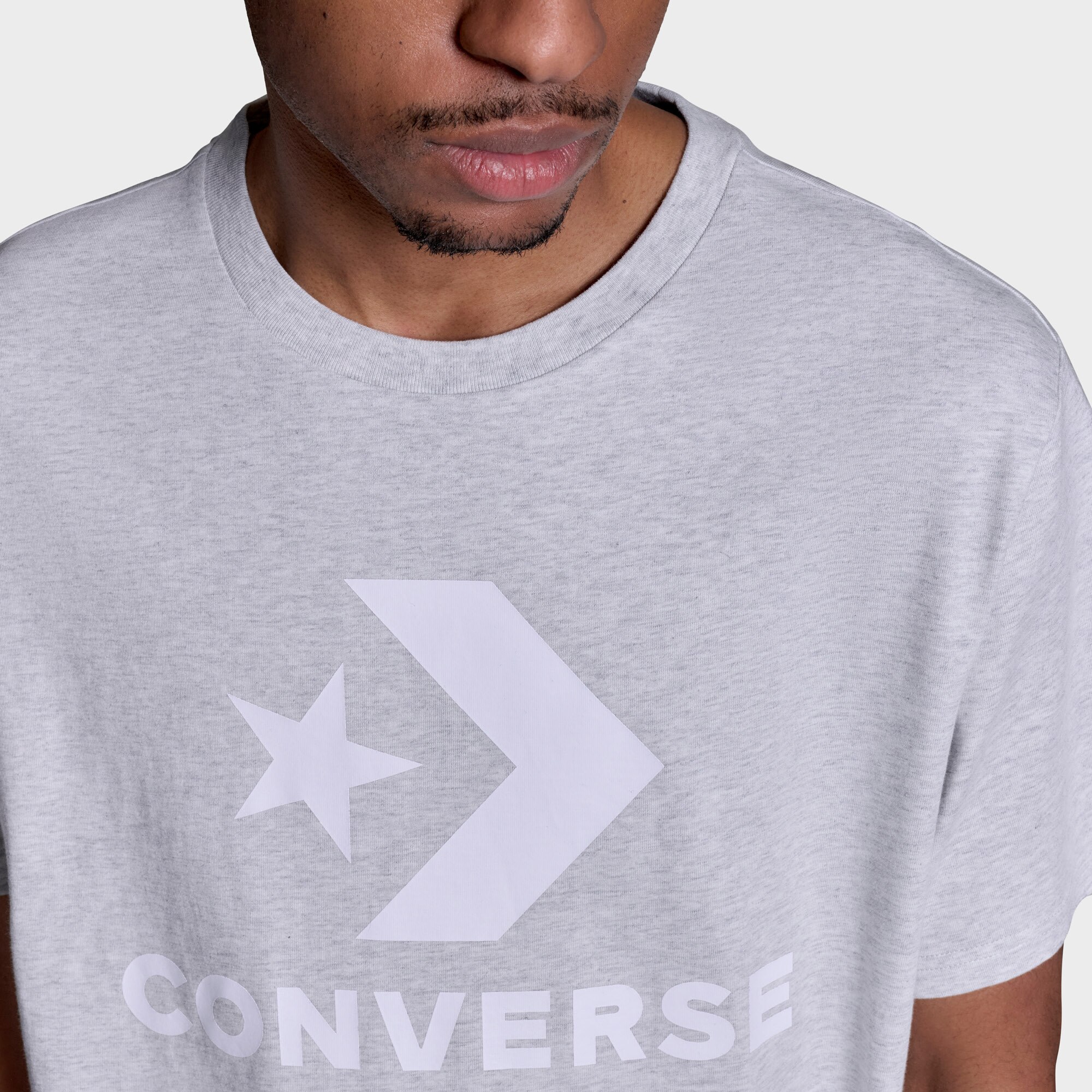 Camiseta unisex Star Chevron Converse - Gris claro Gris claro-6