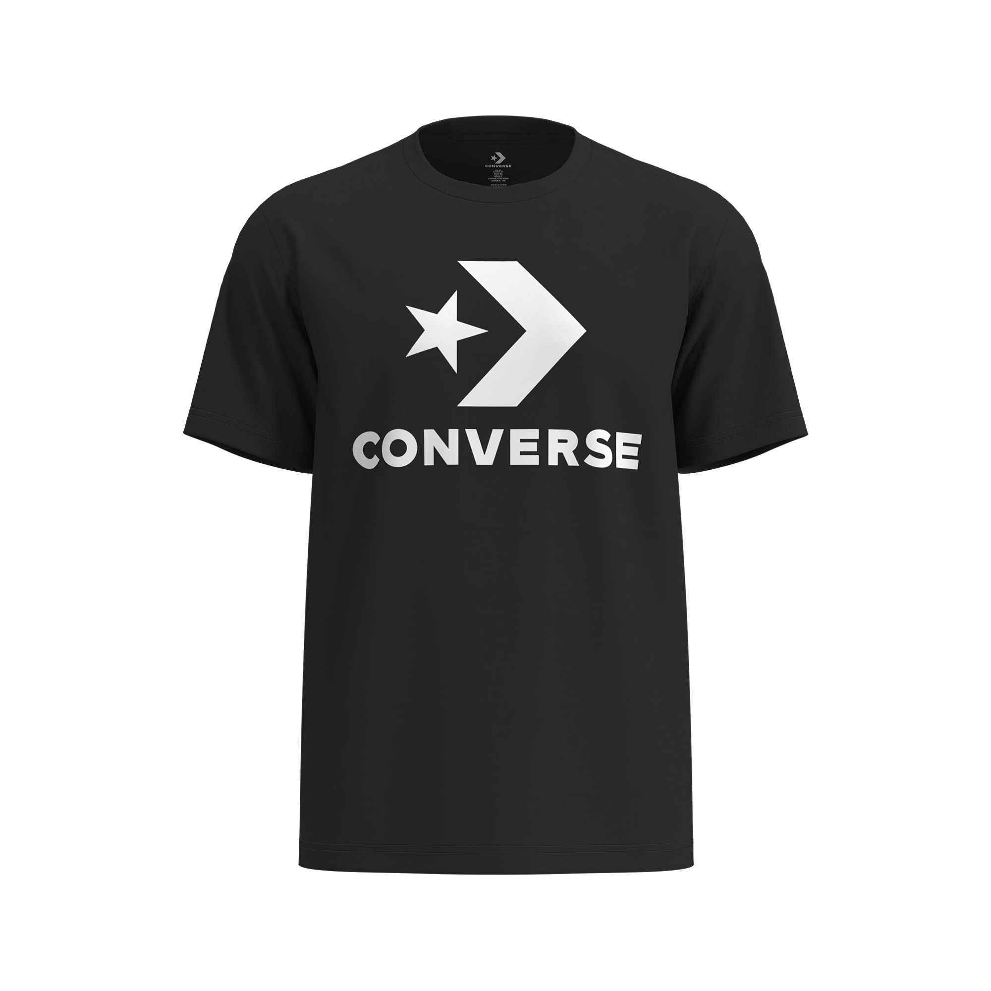 Camiseta unisex Star Chevron Converse - Negro Negro-1