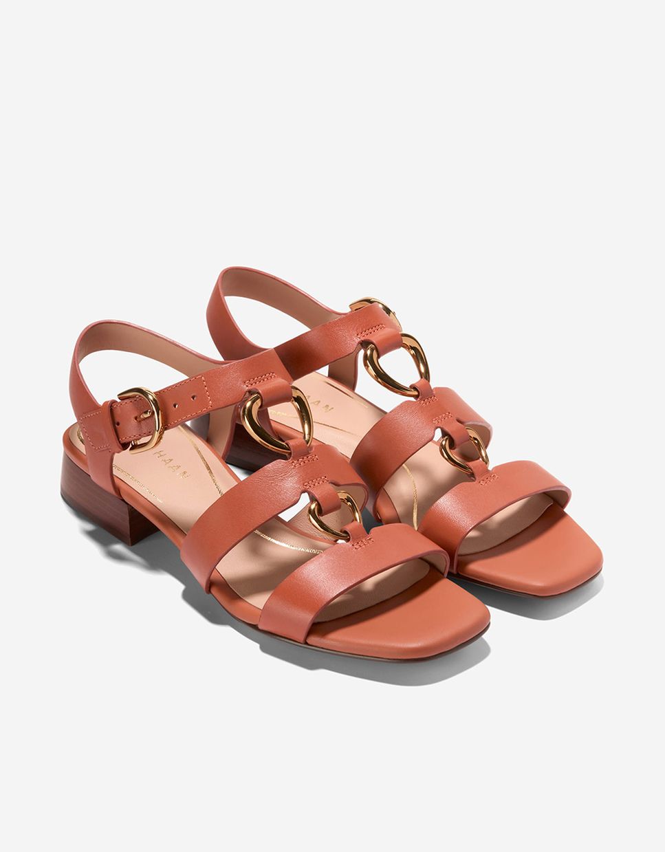 Sandalias planas de mujer confeccionadas en piel - Cole Haan - Marrón Marrón-5