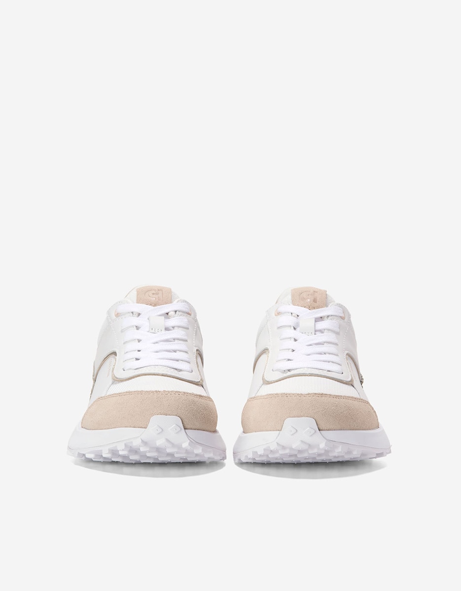 Zapatillas deportivas de mujer confeccionadas en piel - Cole Haan - Blanco Blanco-3