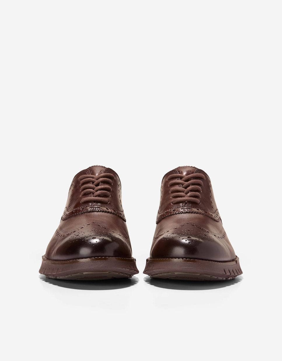 Zapato oxford de hombre confeccionado en piel con punta de ala - Cole Haan - Marrón chocolate Marrón chocolate-2