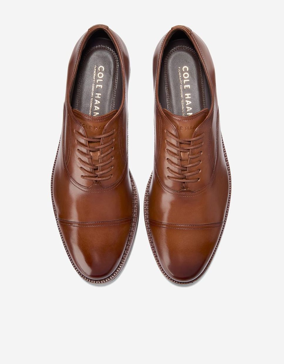 Zapatos de cordones de hombre de estilo clásico confeccionados en piel - Cole Haan - Marrón Marrón-5