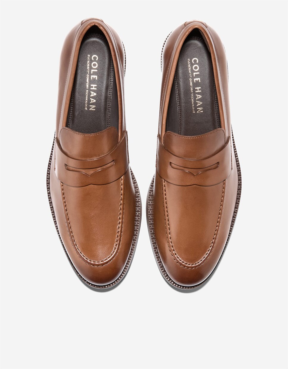 Mocasines de hombre confeccionados en piel con tecnología flexcraft™ - Cole Haan - Marrón Marrón-5