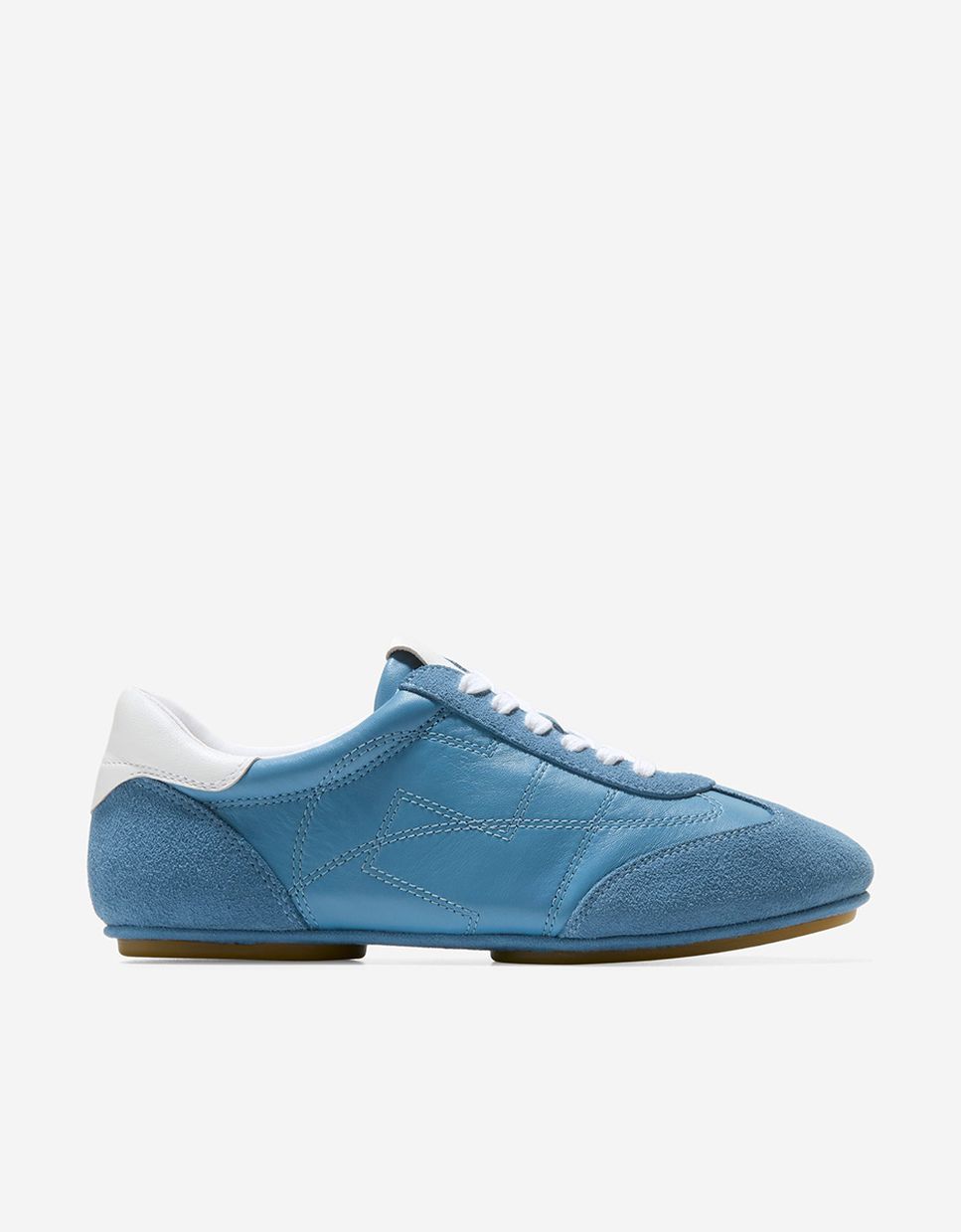 Zapatillas deportivas de mujer de estilo retro confeccionadas en piel - Cole Haan - Azul Azul-1