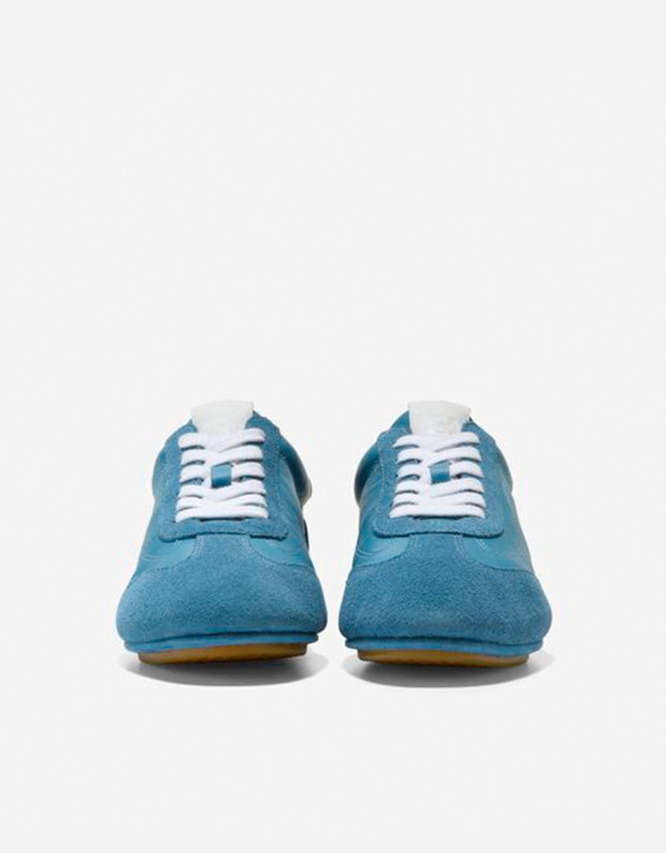 Zapatillas deportivas de mujer de estilo retro confeccionadas en piel - Cole Haan - Azul Azul-3