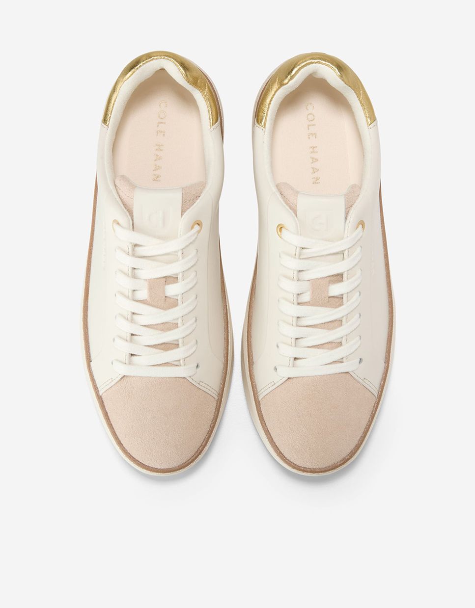Zapatillas deportivas de mujer confeccionadas en cuero ligero y flexible - Cole Haan - Natural Natural-6