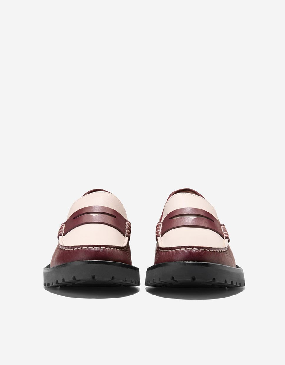 Mocasines planos de mujer confeccionados en piel - Cole Haan - Granate Granate-3