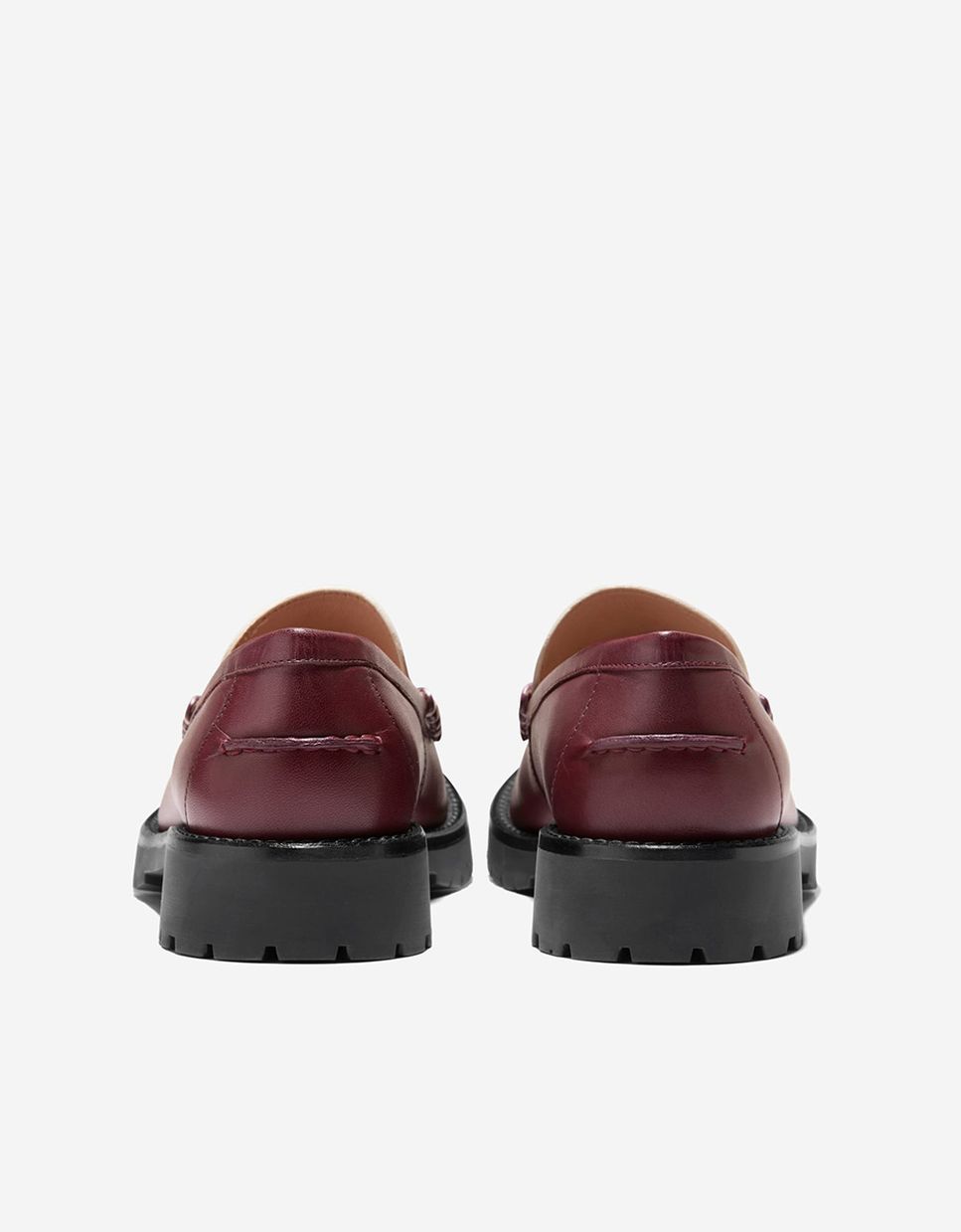 Mocasines planos de mujer confeccionados en piel - Cole Haan - Granate Granate-2