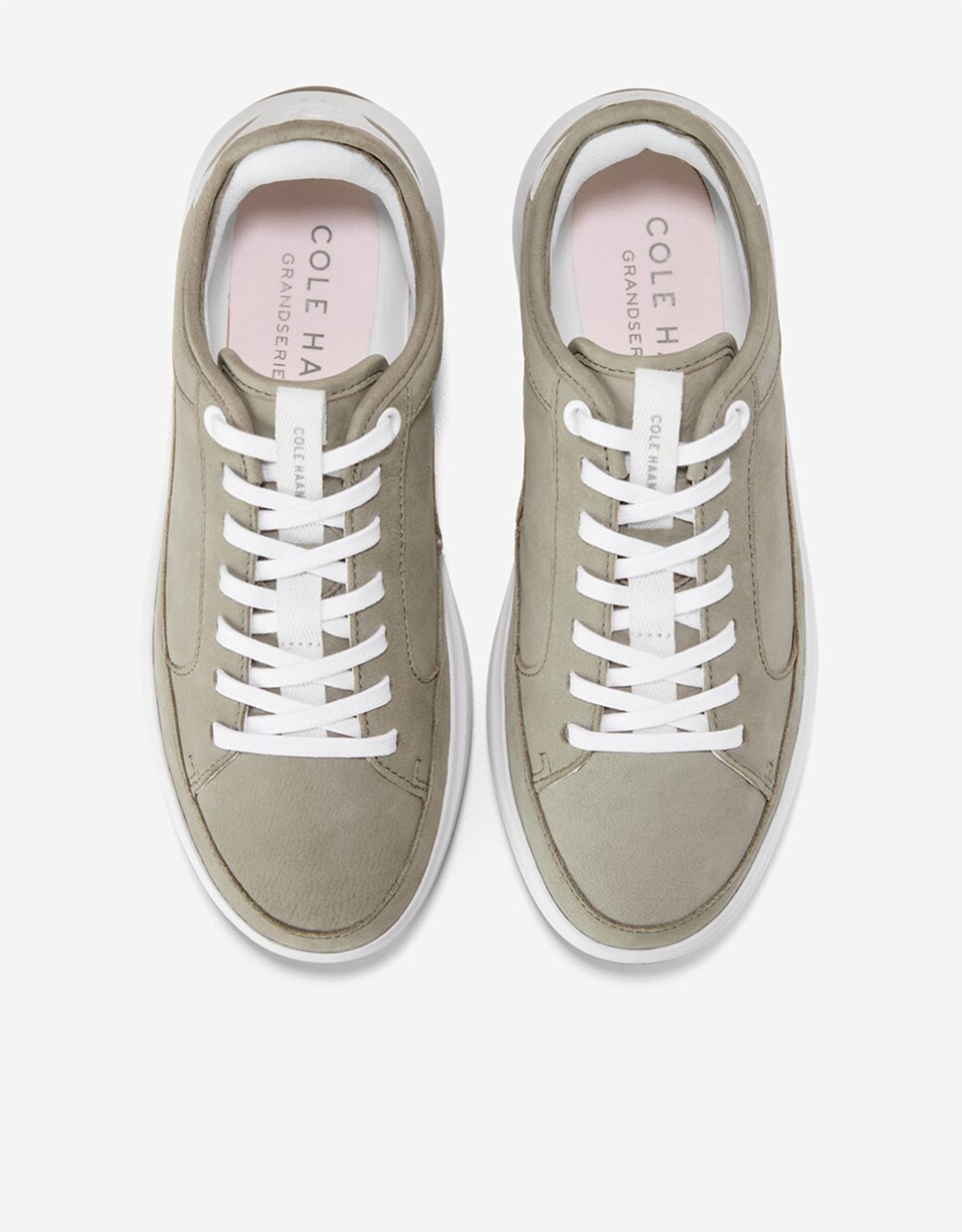 Zapatillas deportivas de mujer inspiradas en el tennis confeccionadas en piel - Cole Haan - Verde Verde-5