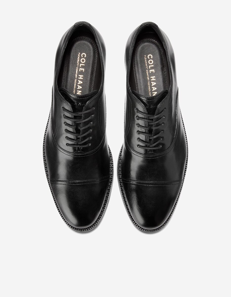 Zapatos de cordones de hombre ultraligeros confeccionados en piel - Cole Haan - Negro Negro-5