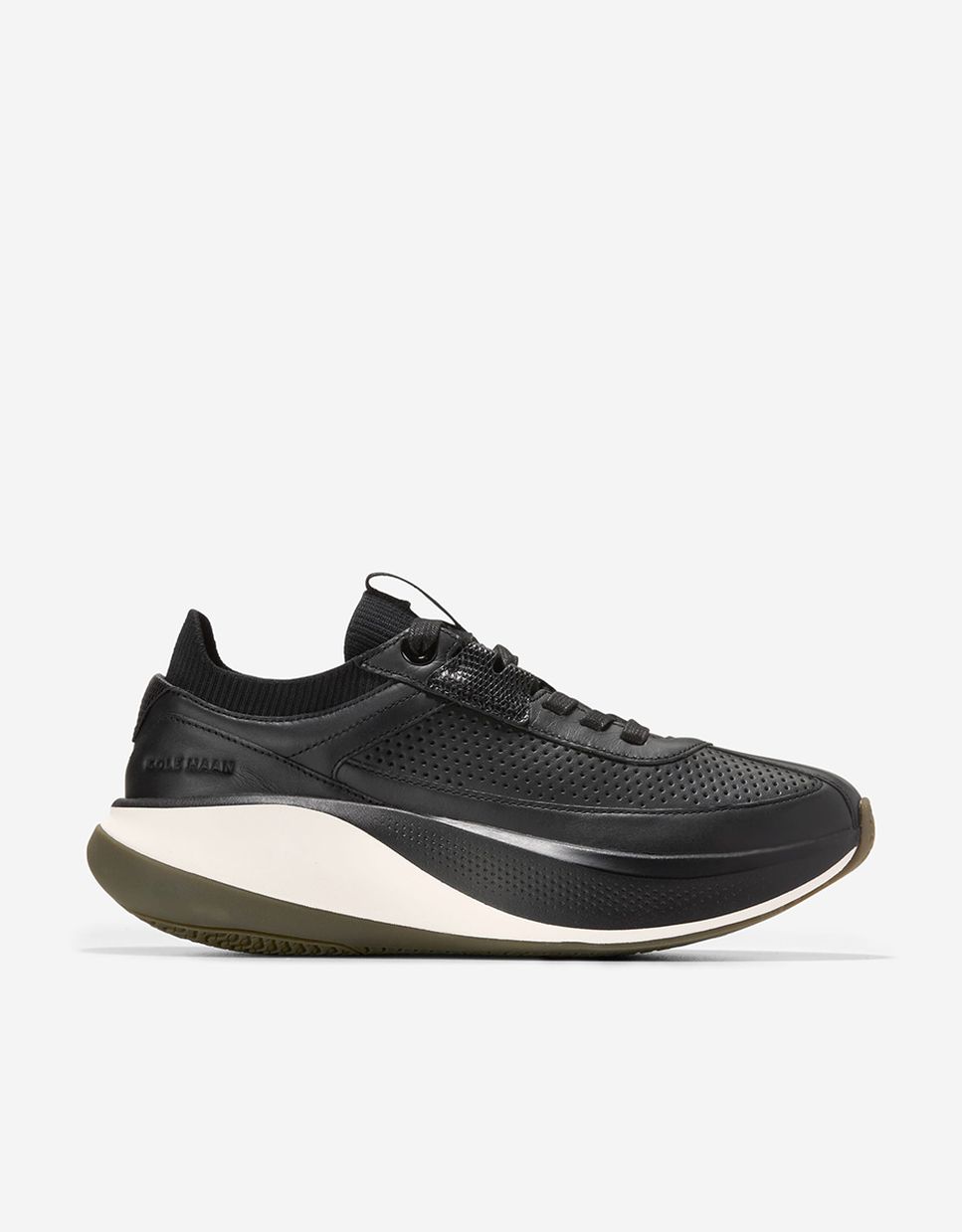 Zapatillas deportivas de mujer confeccionadas en piel - Cole Haan - Negro Negro-1