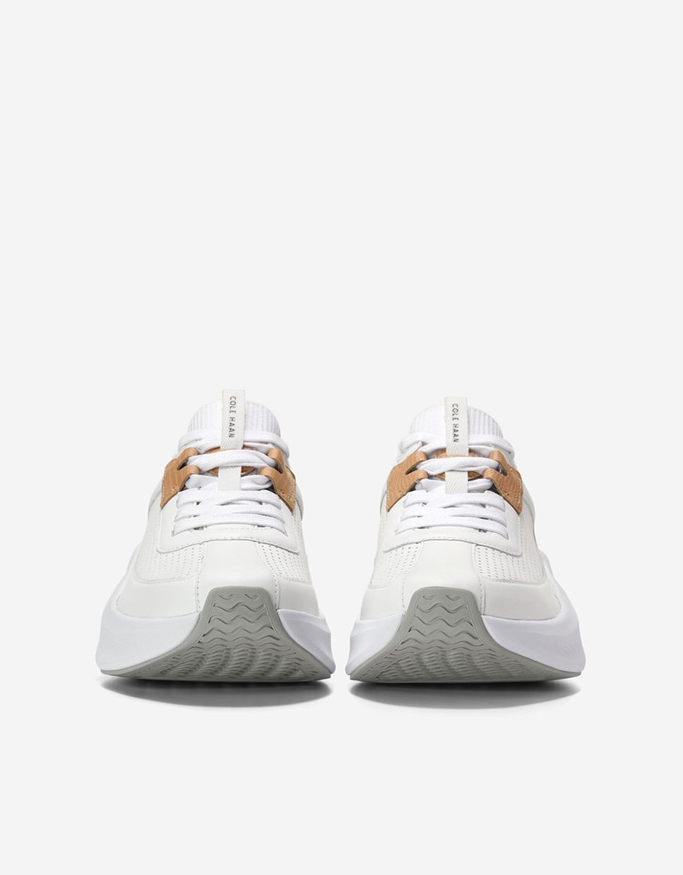Zapatillas deportivas de mujer confeccionadas en piel - Cole Haan - Blanco Blanco-3