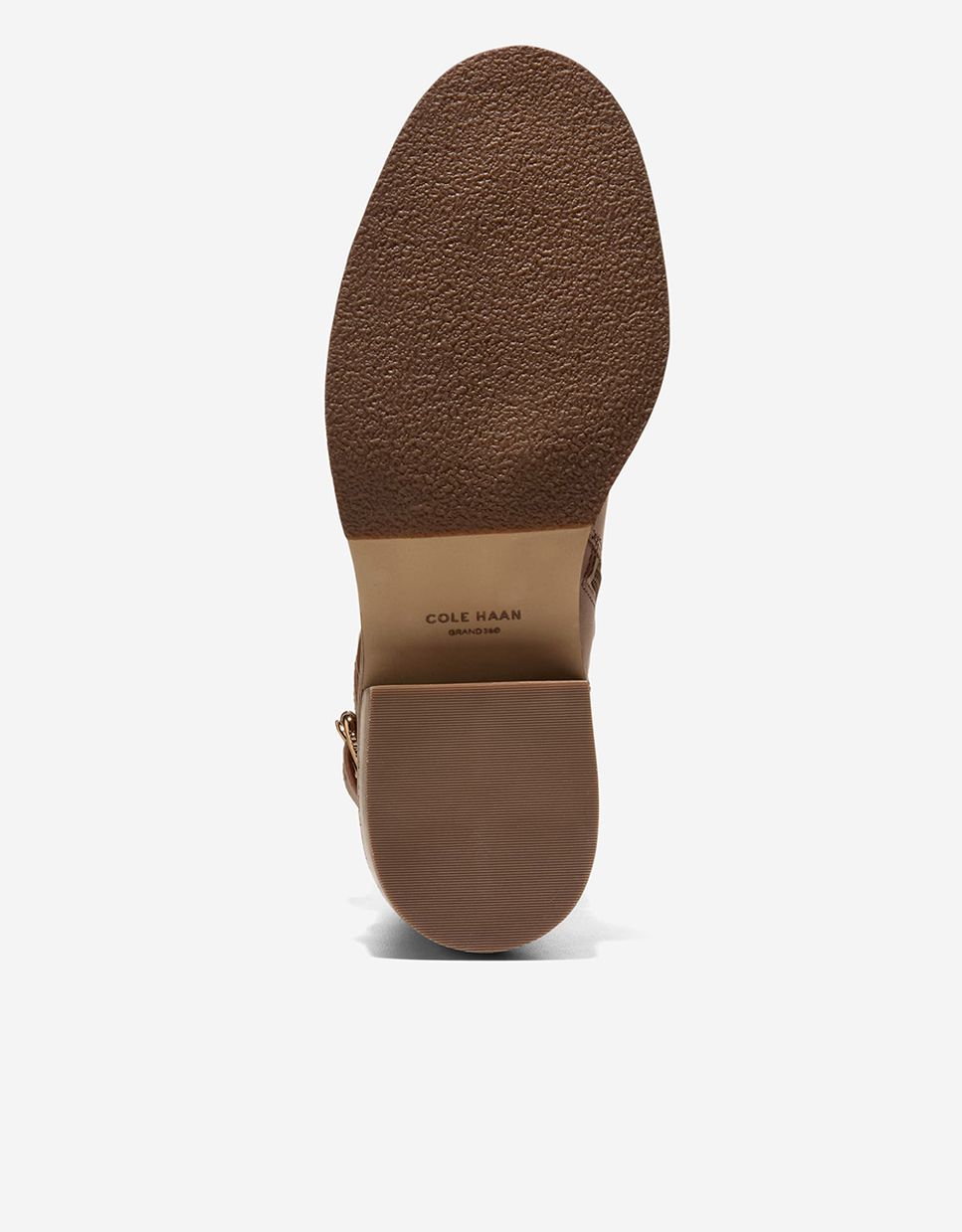 Botines básicos de mujer confeccionados en piel con cierre de cremallera y hebilla decorativa - Cole Haan - Marrón Marrón-6