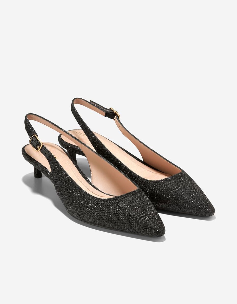 Mules con tacón de mujer confeccionadas en piel con acabado brillo - Cole Haan - Negro Negro-4