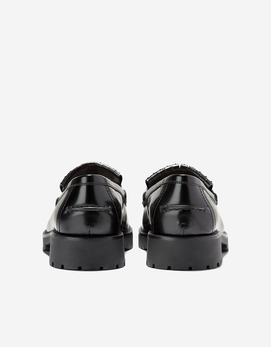 Mocasines planos de mujer confeccionados en piel - Cole Haan - Negro Negro-2