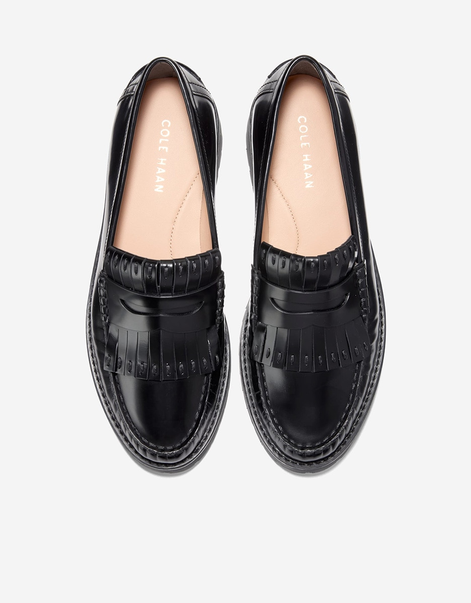 Mocasines planos de mujer confeccionados en piel - Cole Haan - Negro Negro-5
