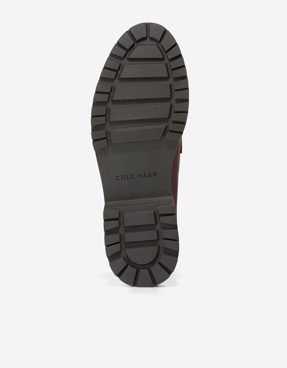 Mocasines planos de mujer confeccionados en piel - Cole Haan - Granate Granate-6