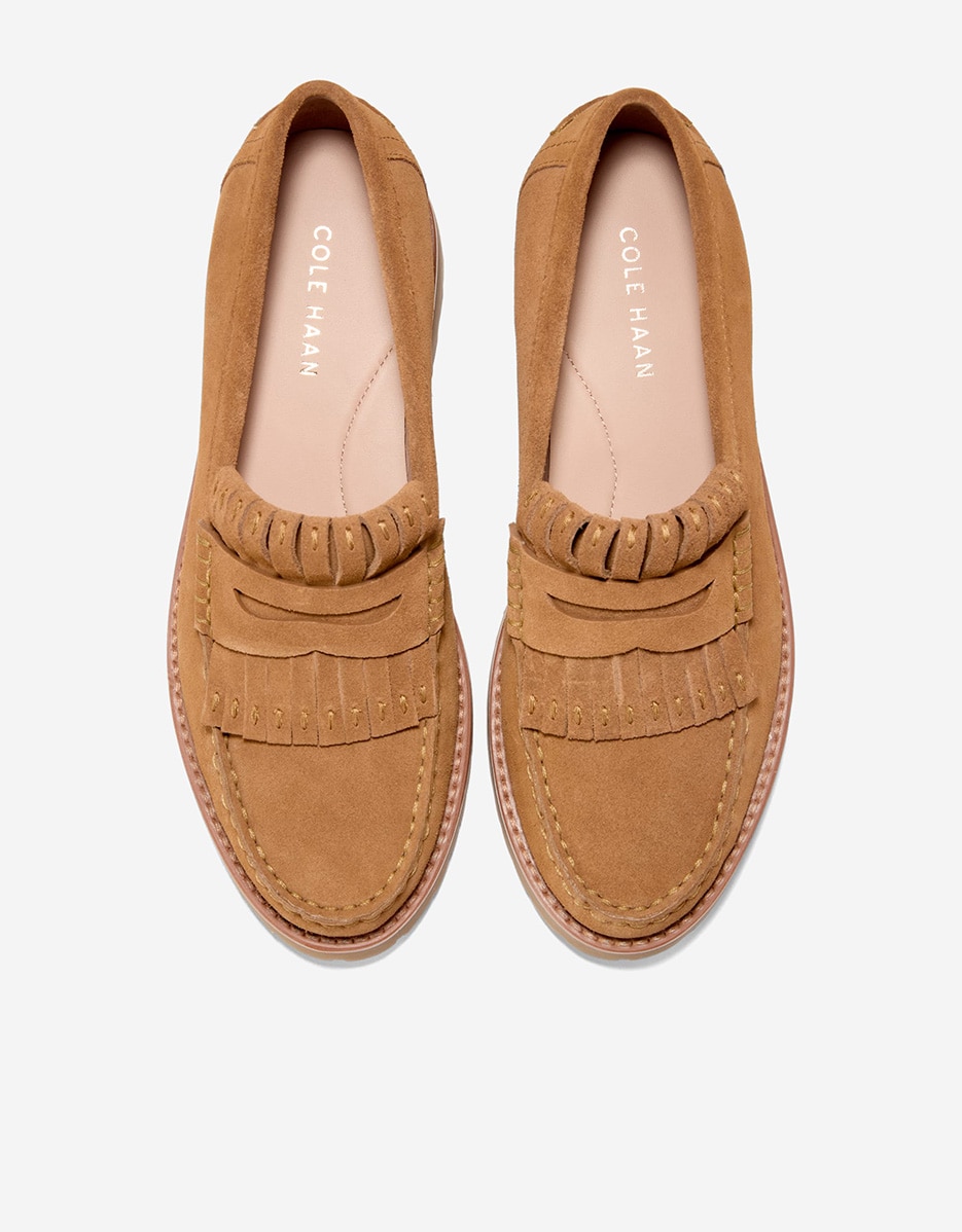 Mocasines planos de mujer confeccionados en piel - Cole Haan - Marrón Marrón-5