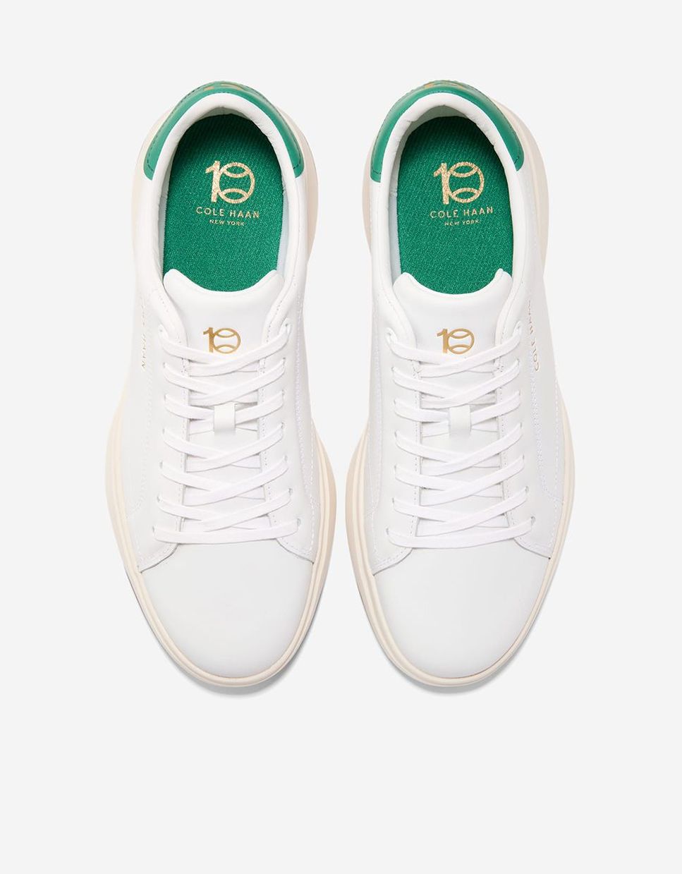 Zapatillas deportivas de hombre ligeras confeccionadas en piel - Cole Haan - Blanco Blanco-5