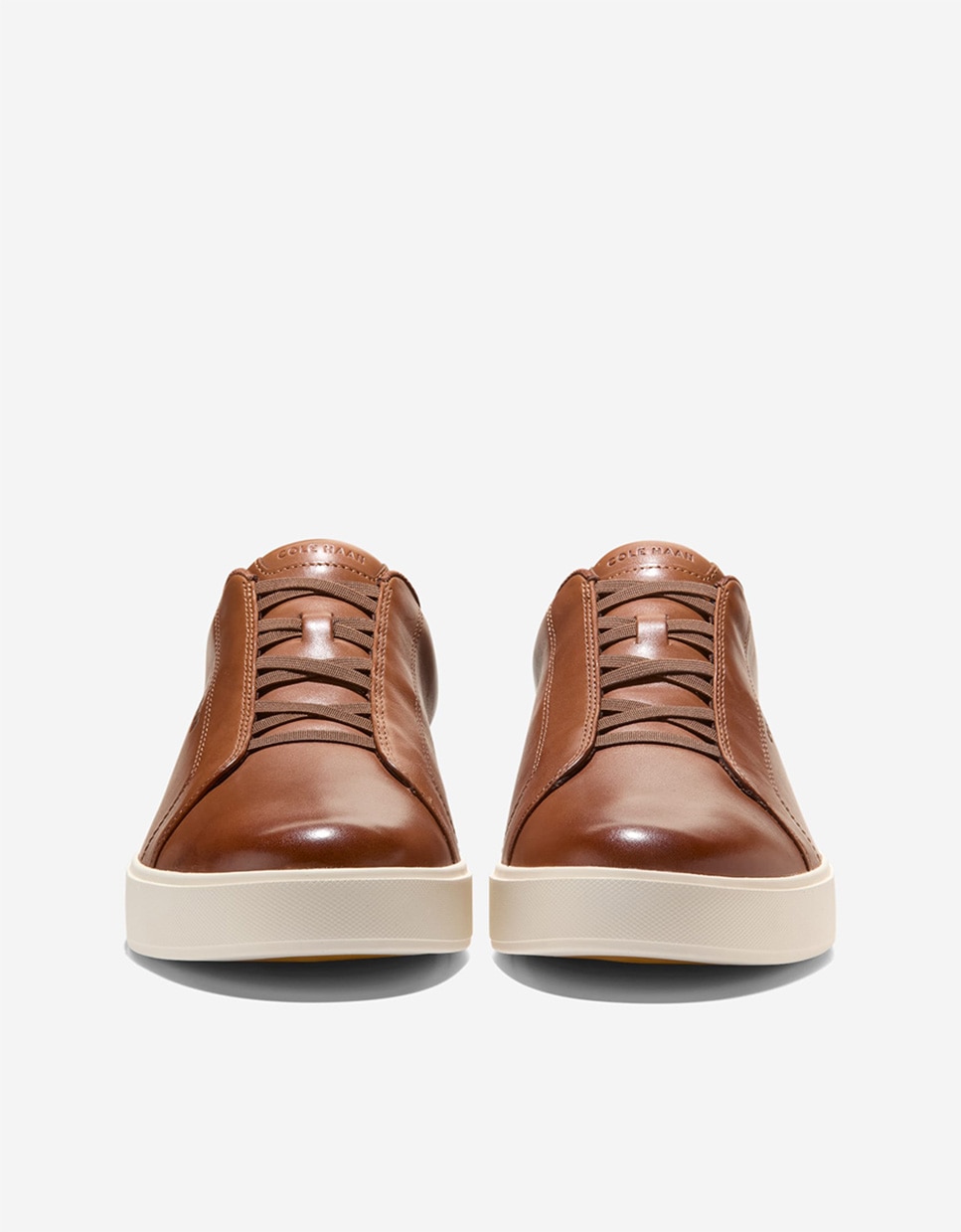 Zapatillas deportivas de hombre con cordones elásticos confeccionadas en piel - Cole Haan - Marrón Marrón-3