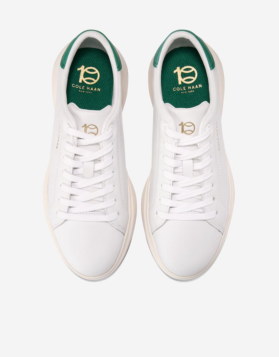 Zapatillas deportivas de mujer ligeras confeccionadas en piel - Cole Haan - Blanco Blanco-5