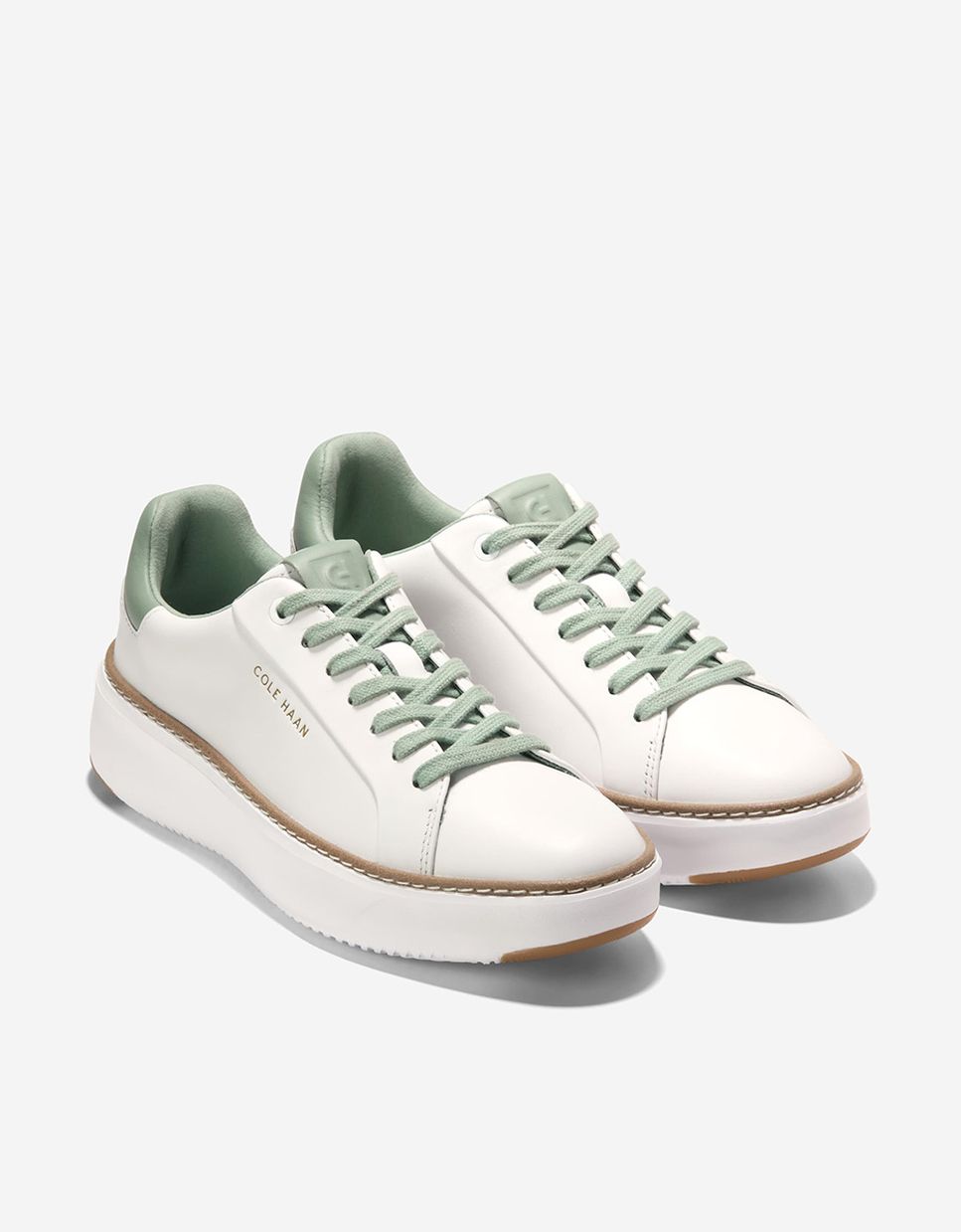 Zapatillas deportivas de mujer confeccionadas en cuero ligero y flexible - Cole Haan - Blanco Blanco-4