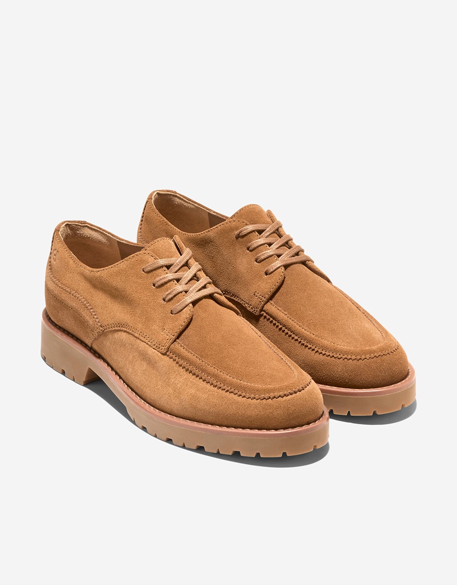 Bluchers de mujer confeccionados en piel - Cole Haan - Marrón Marrón-4