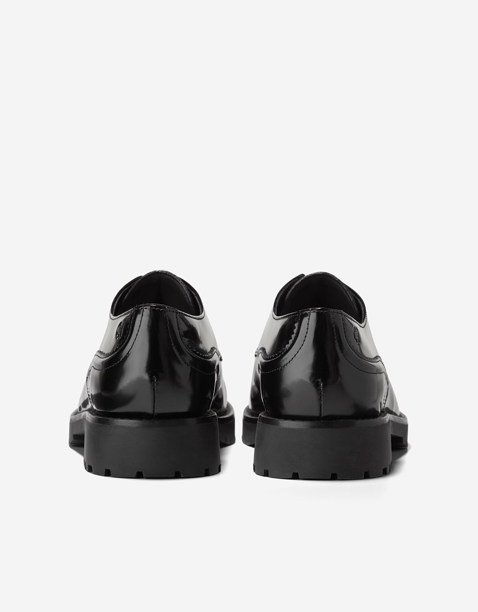 Bluchers de mujer confeccionados en piel - Cole Haan - Negro Negro-2