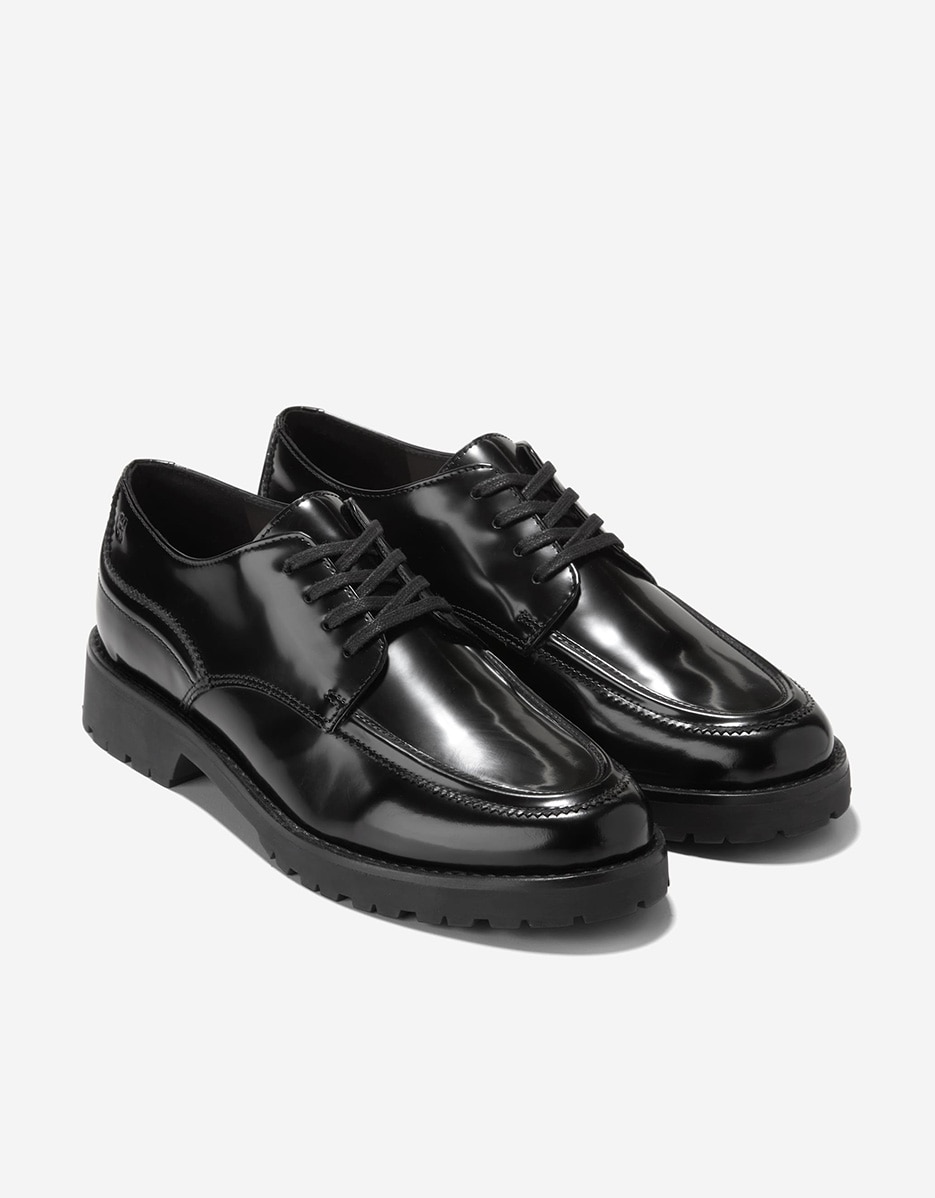 Bluchers de mujer confeccionados en piel - Cole Haan - Negro Negro-4