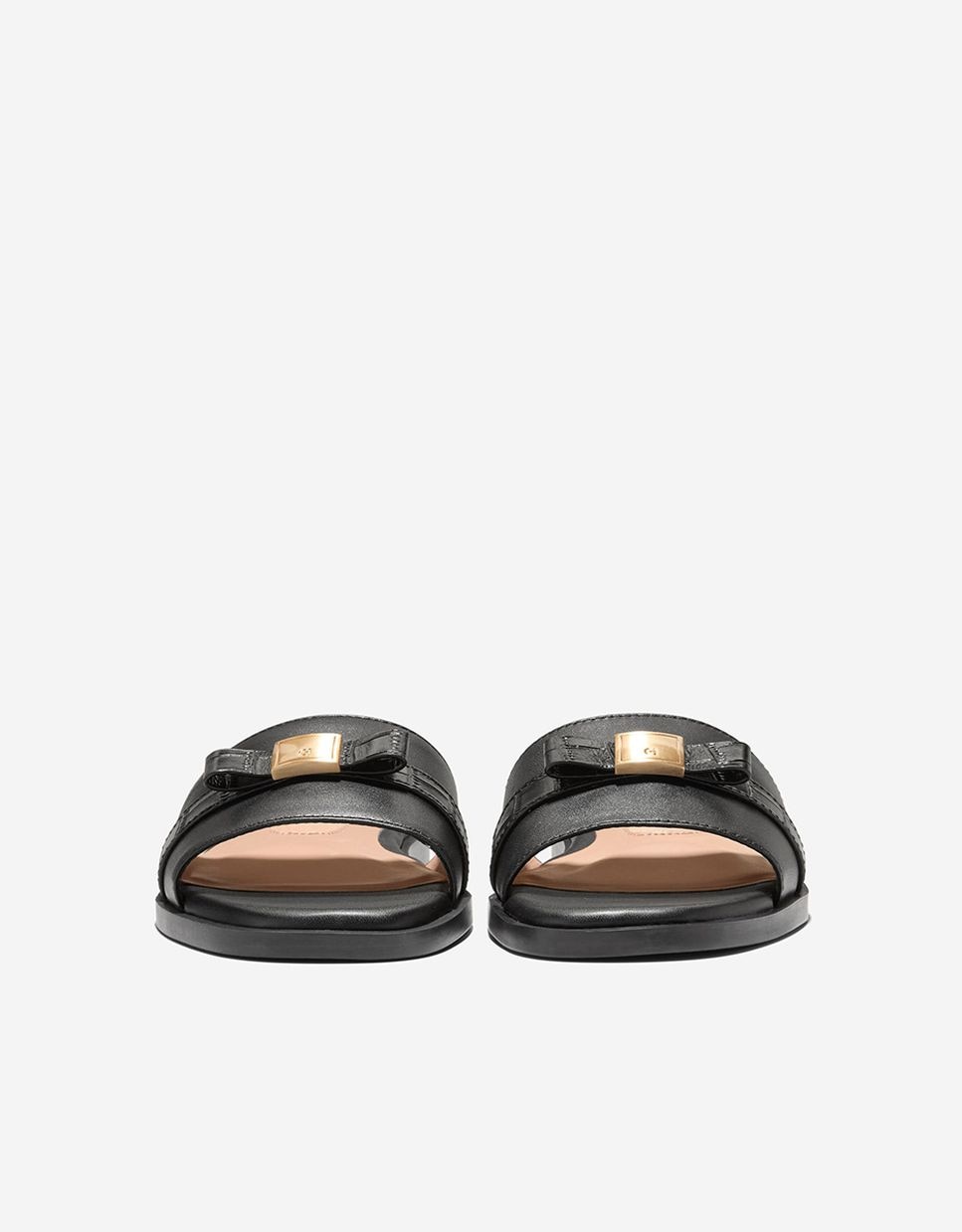 Sandalias planas de mujer confeccionadas en piel - Cole Haan - Negro Negro-3