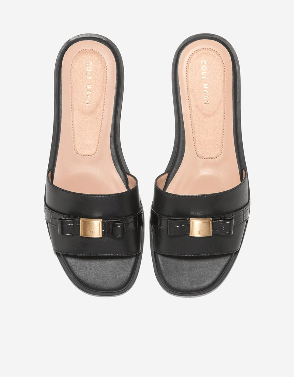 Sandalias planas de mujer confeccionadas en piel - Cole Haan - Negro Negro-5